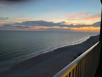 View from the balcony which opens from the living room and bedroom