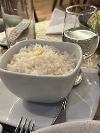 Delicious withe rice - we had it with our Lomo saltado.