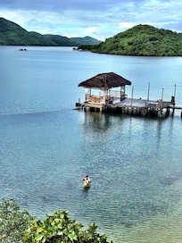 Early morning swim