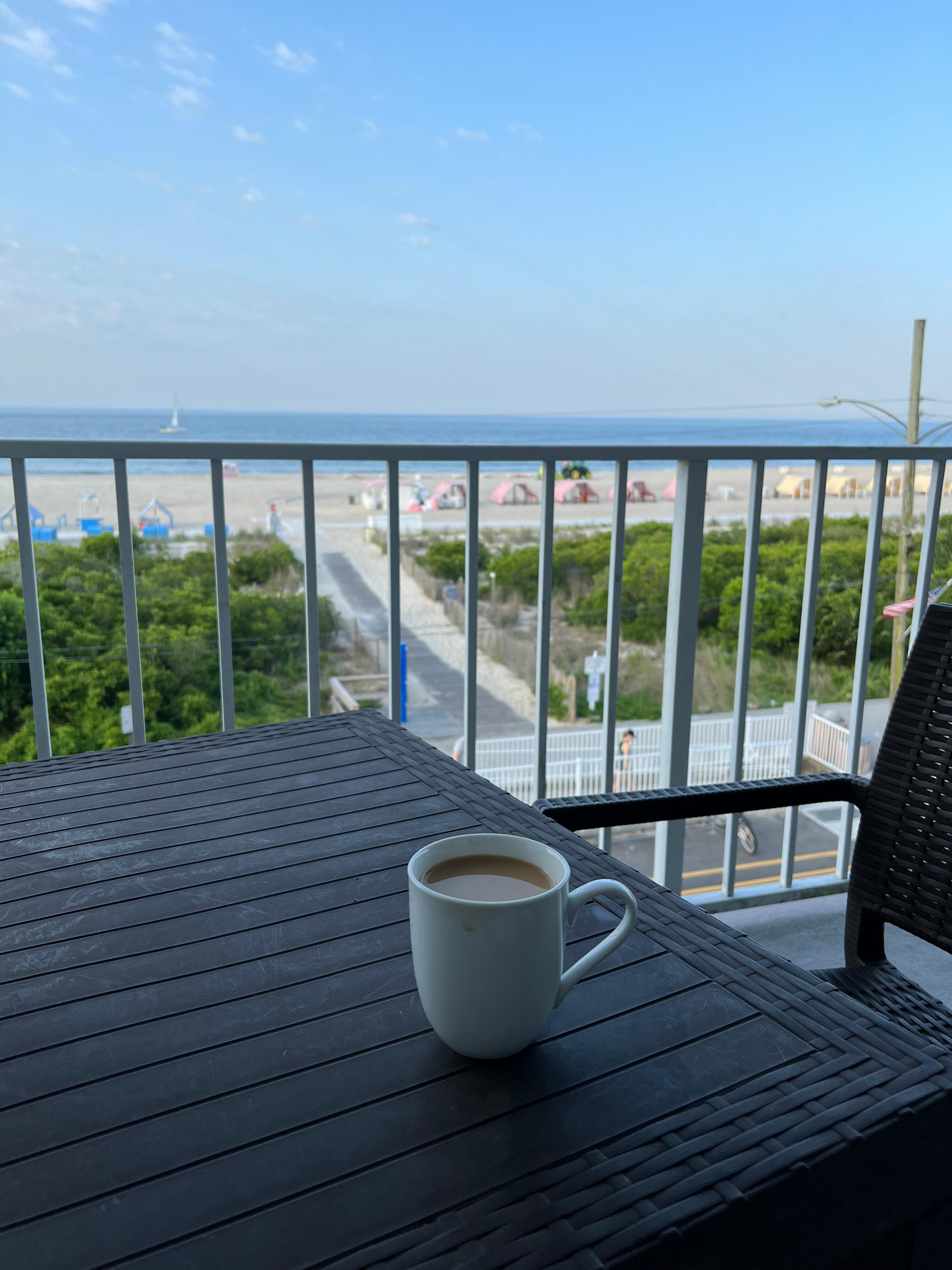 Our balcony from our offsite penthouse