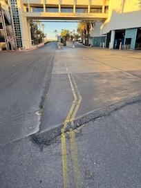 Big jarring bump under footbridge