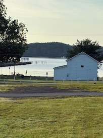 The view from the sunroom