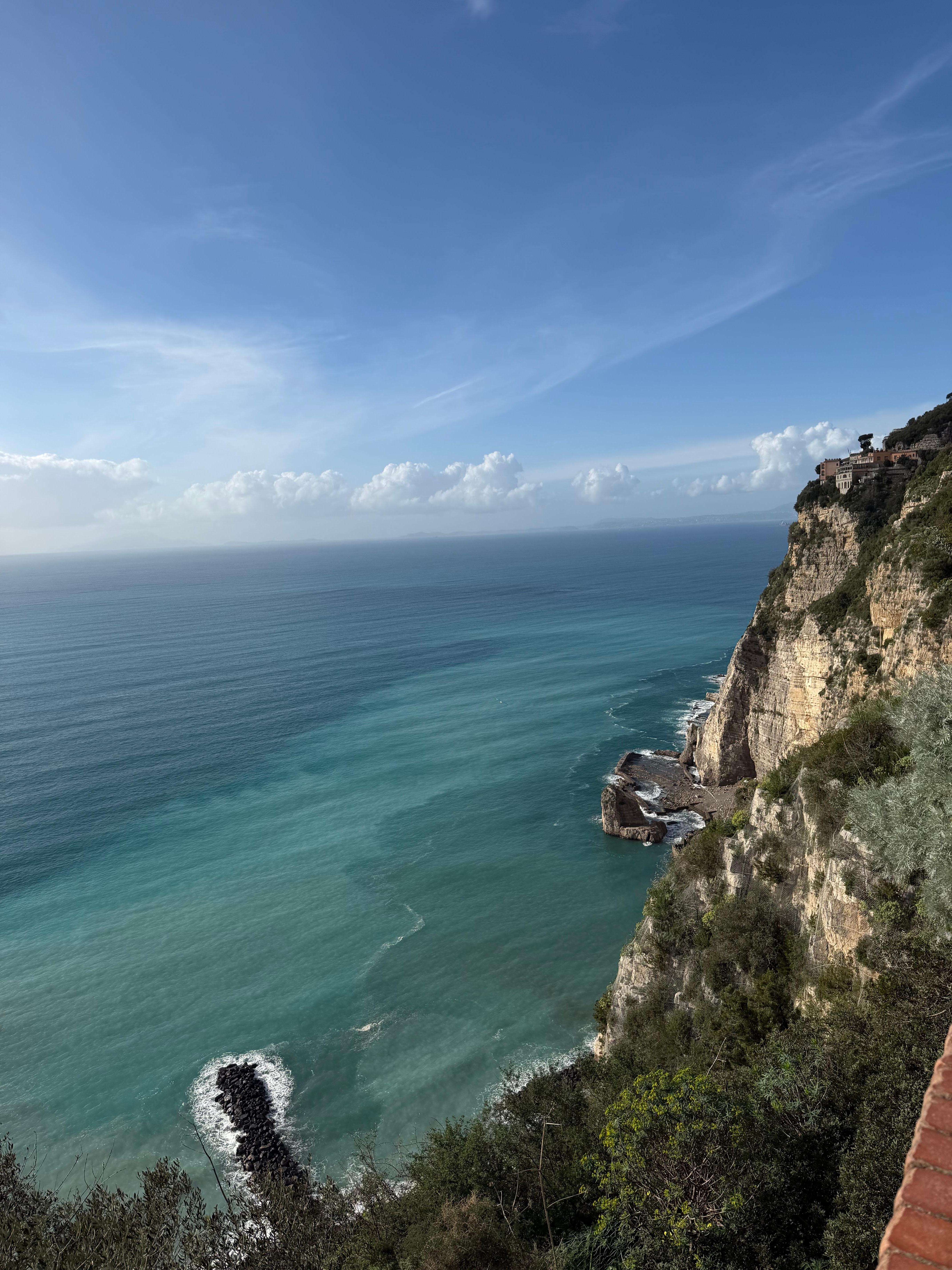 On the way from Naples airport!