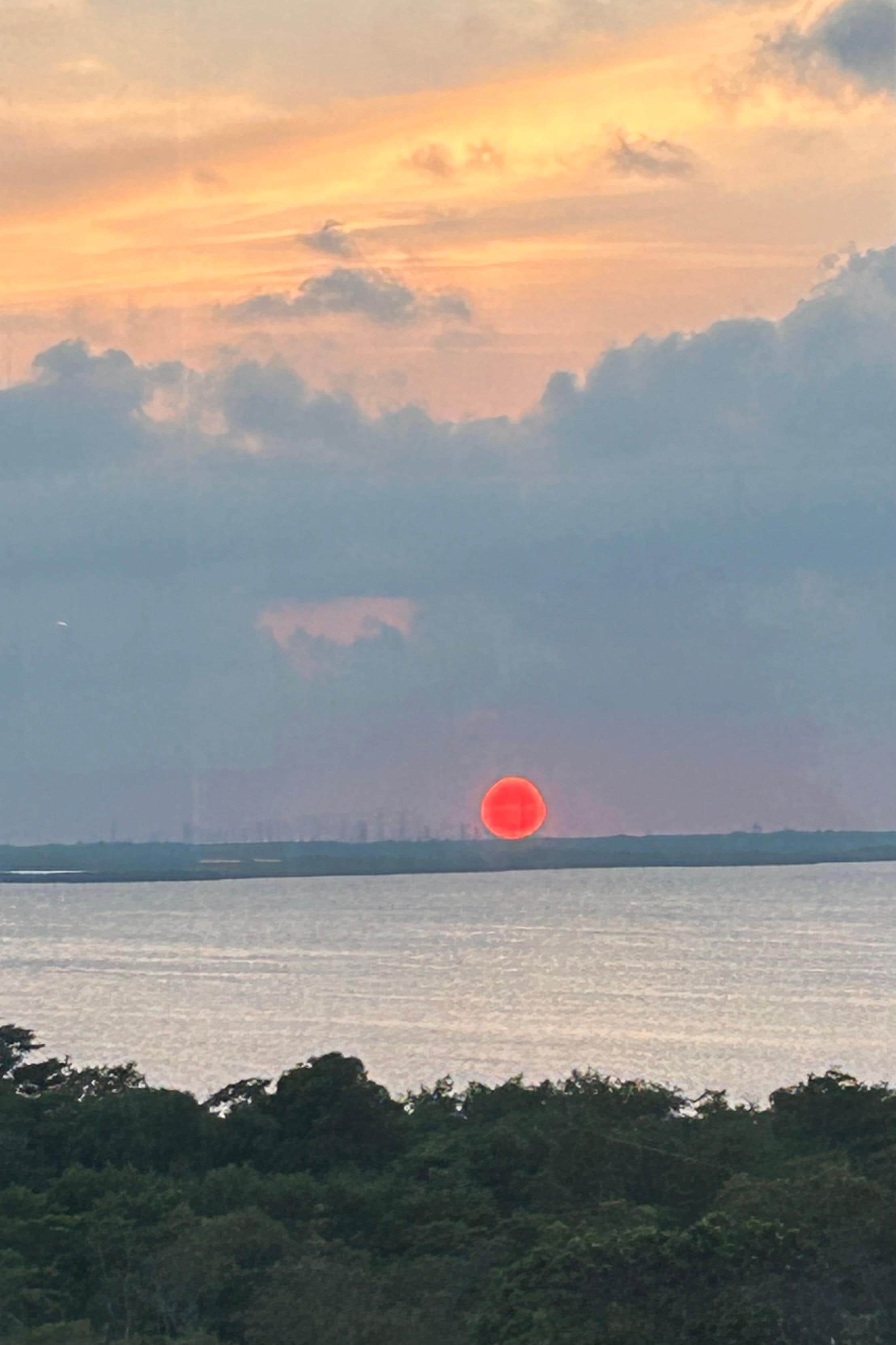 Sunset from Sky Bar. 