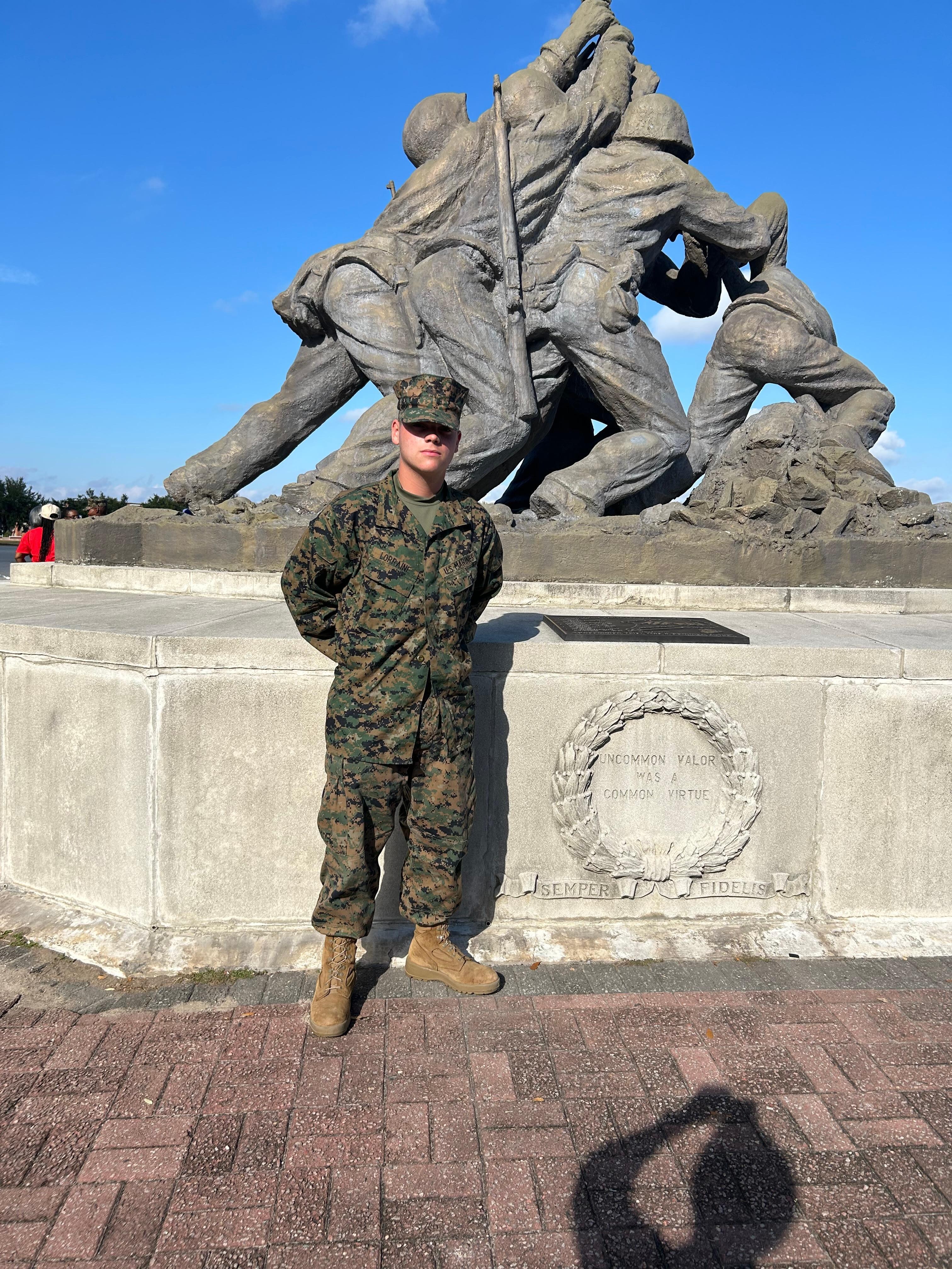 Very proud of our Grandson who completed bootcamp at Parris Island.   Our stay in Beauford home completed our celebration. 