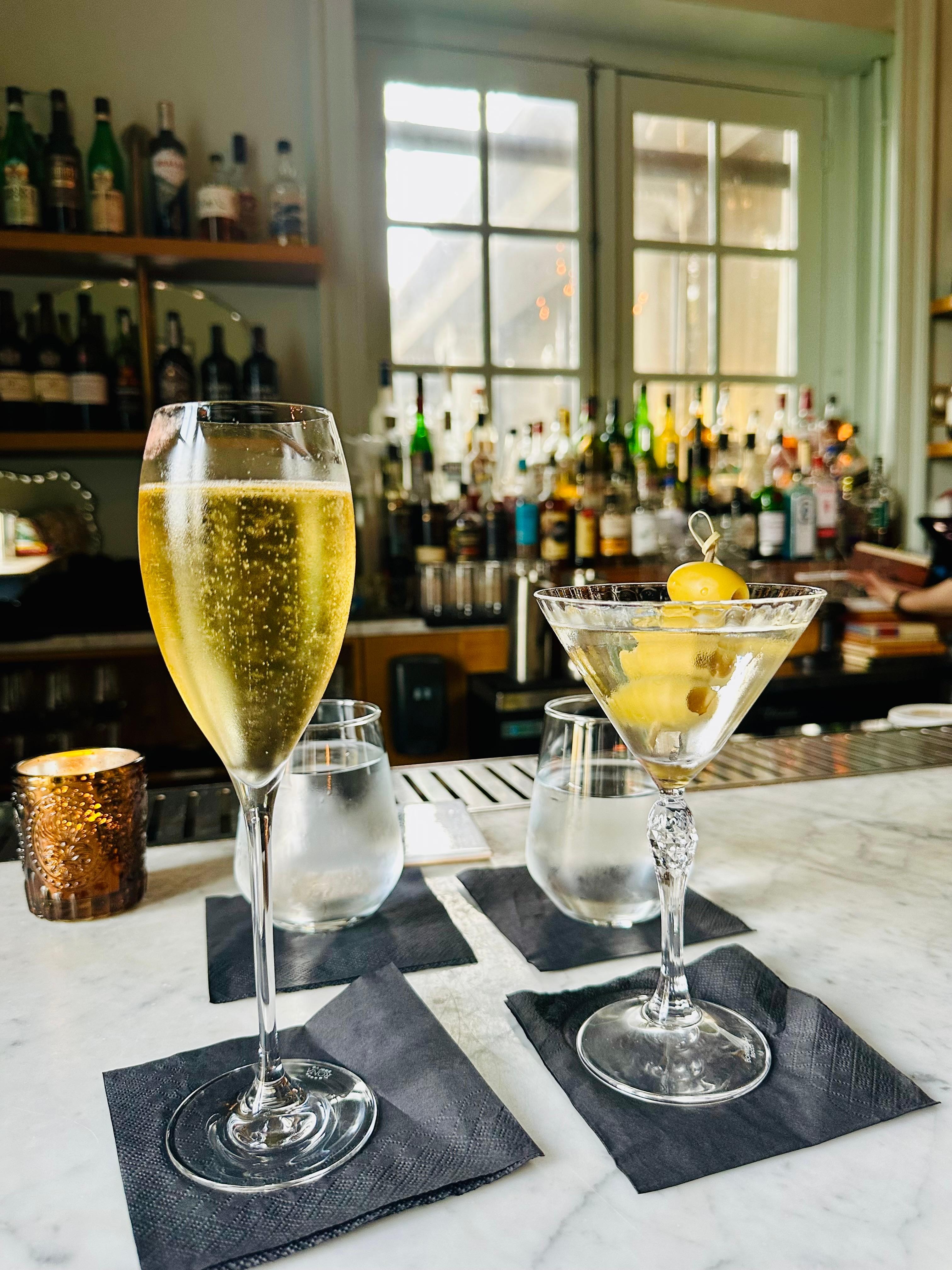 Cocktails at Goosefeather