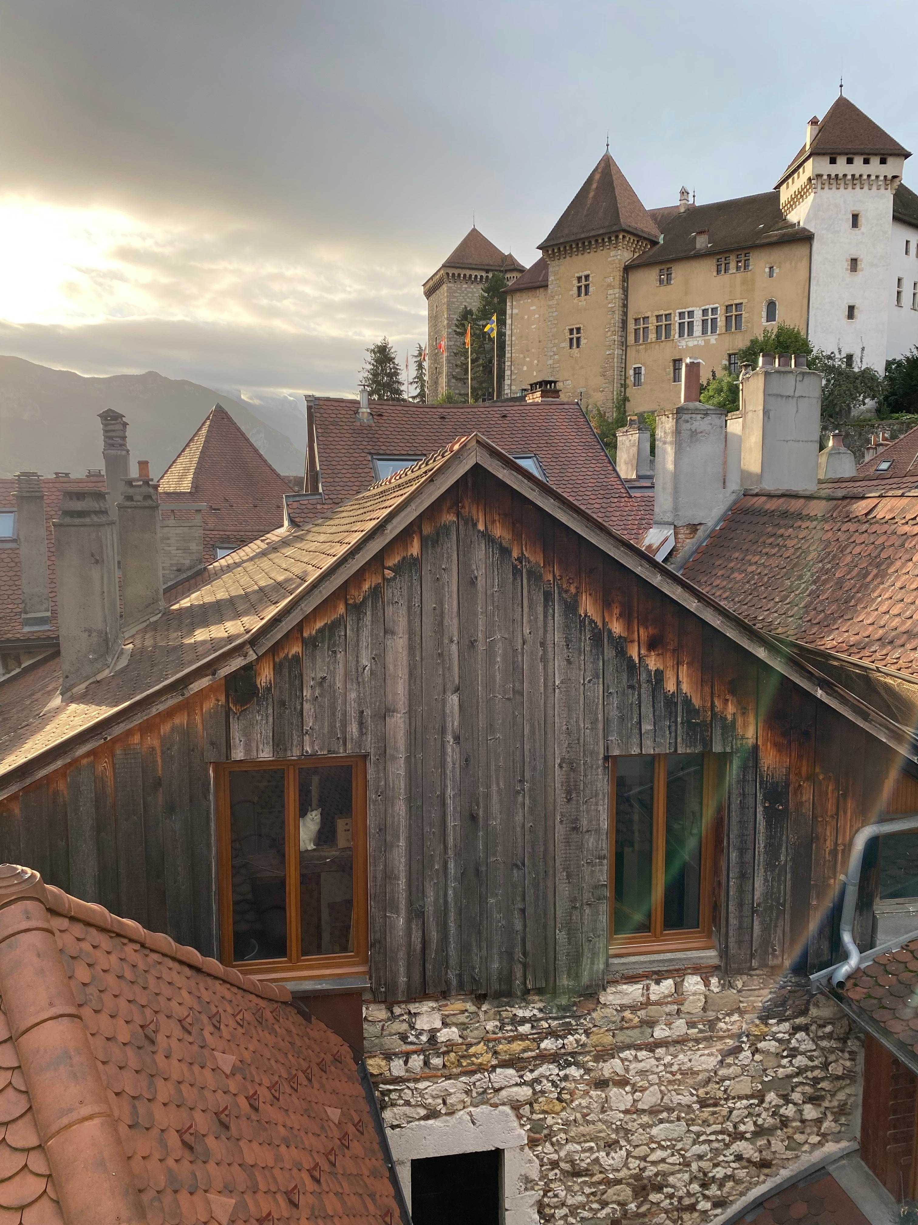 View from the apartment. 