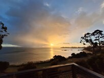 Sunrise from Beach Chalet 5