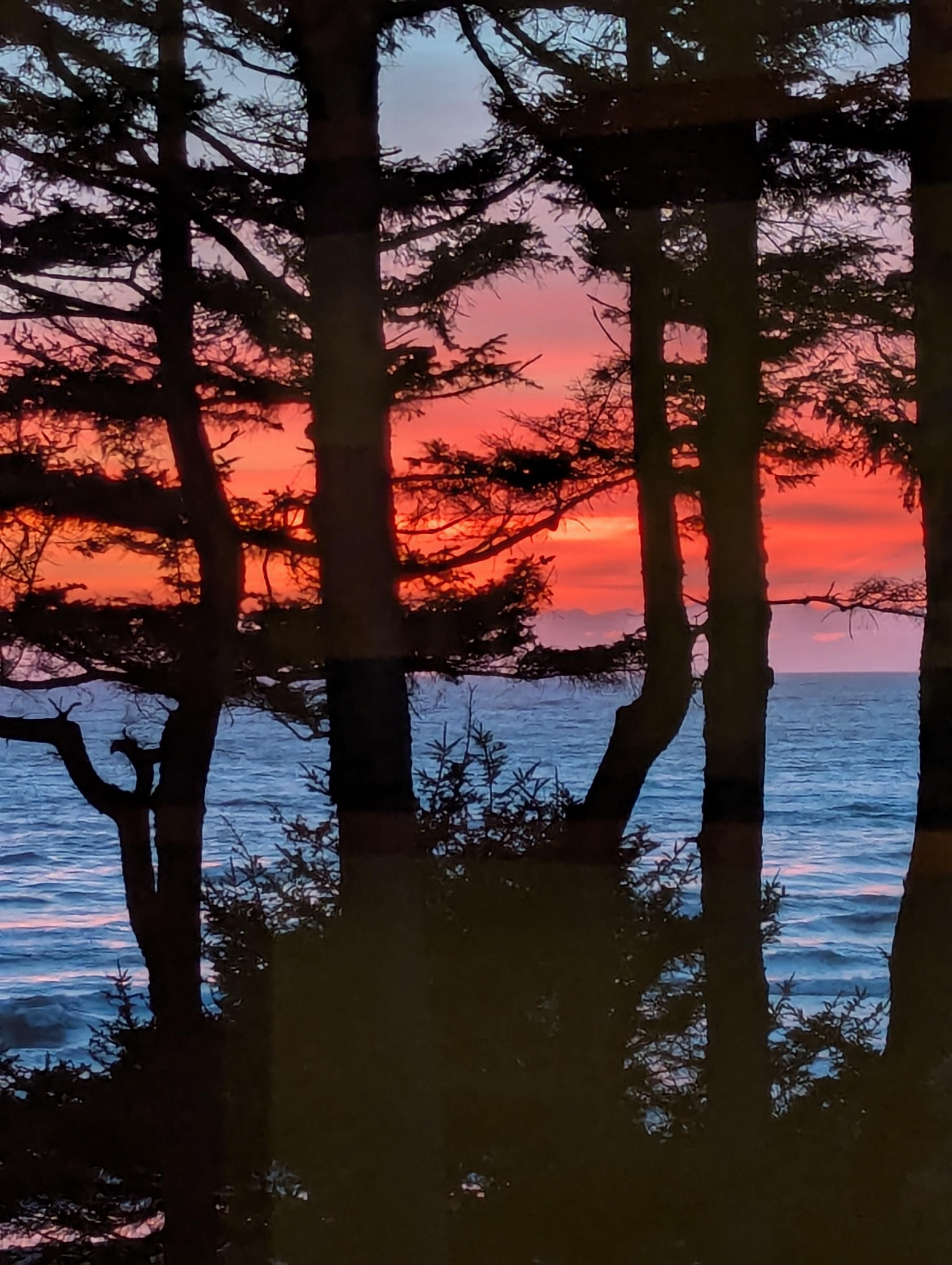 Sunsets from the living room