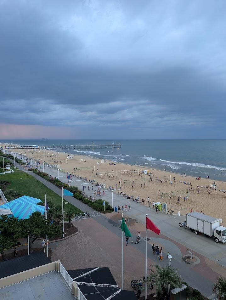 View from our balcony on 6th floor