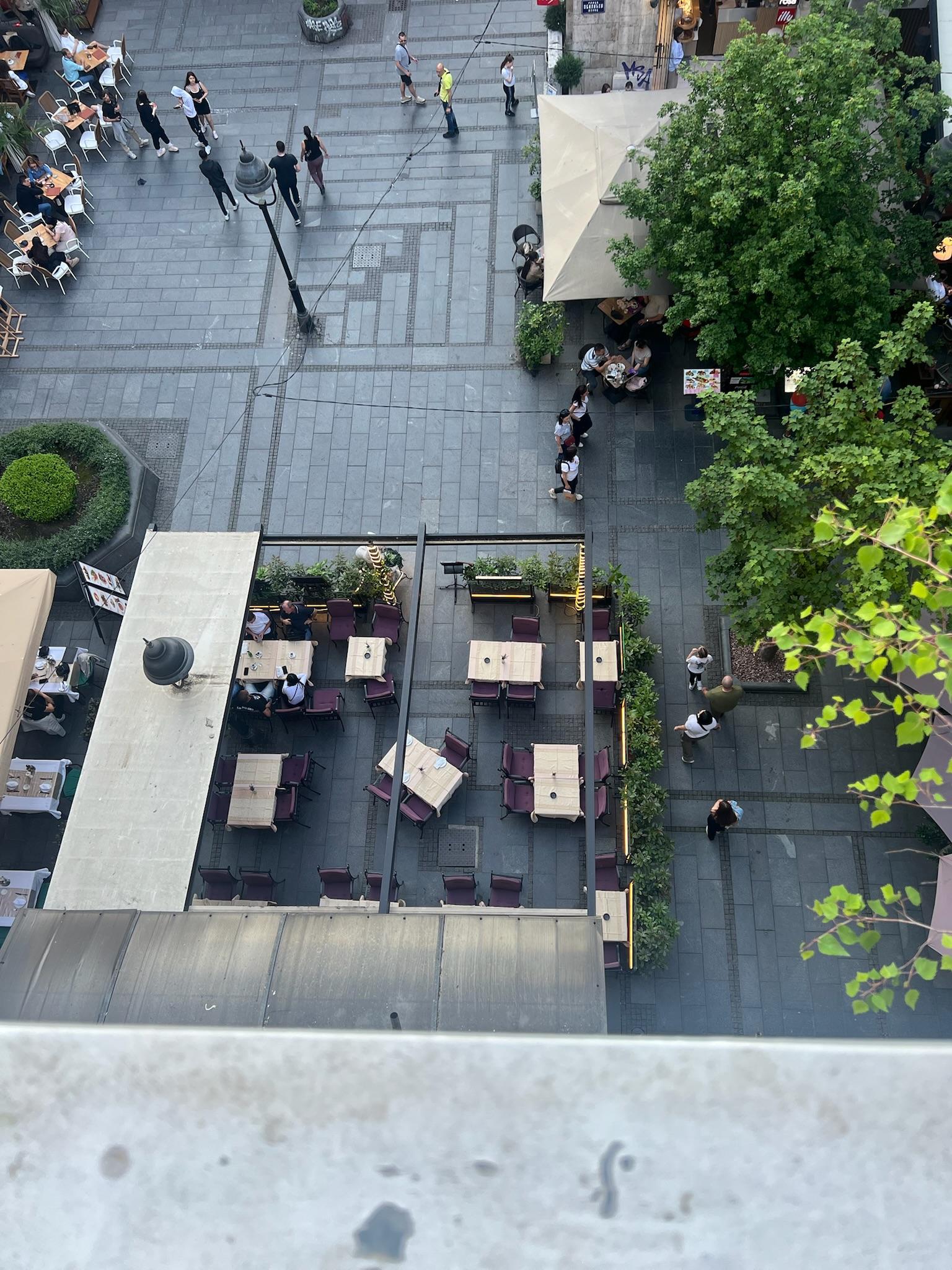 View from balcony