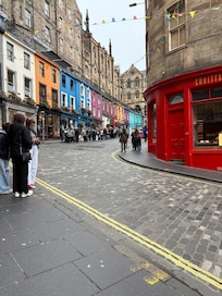 Our apartment was at the bottom of Victoria Street! Everyone is so friendly here!