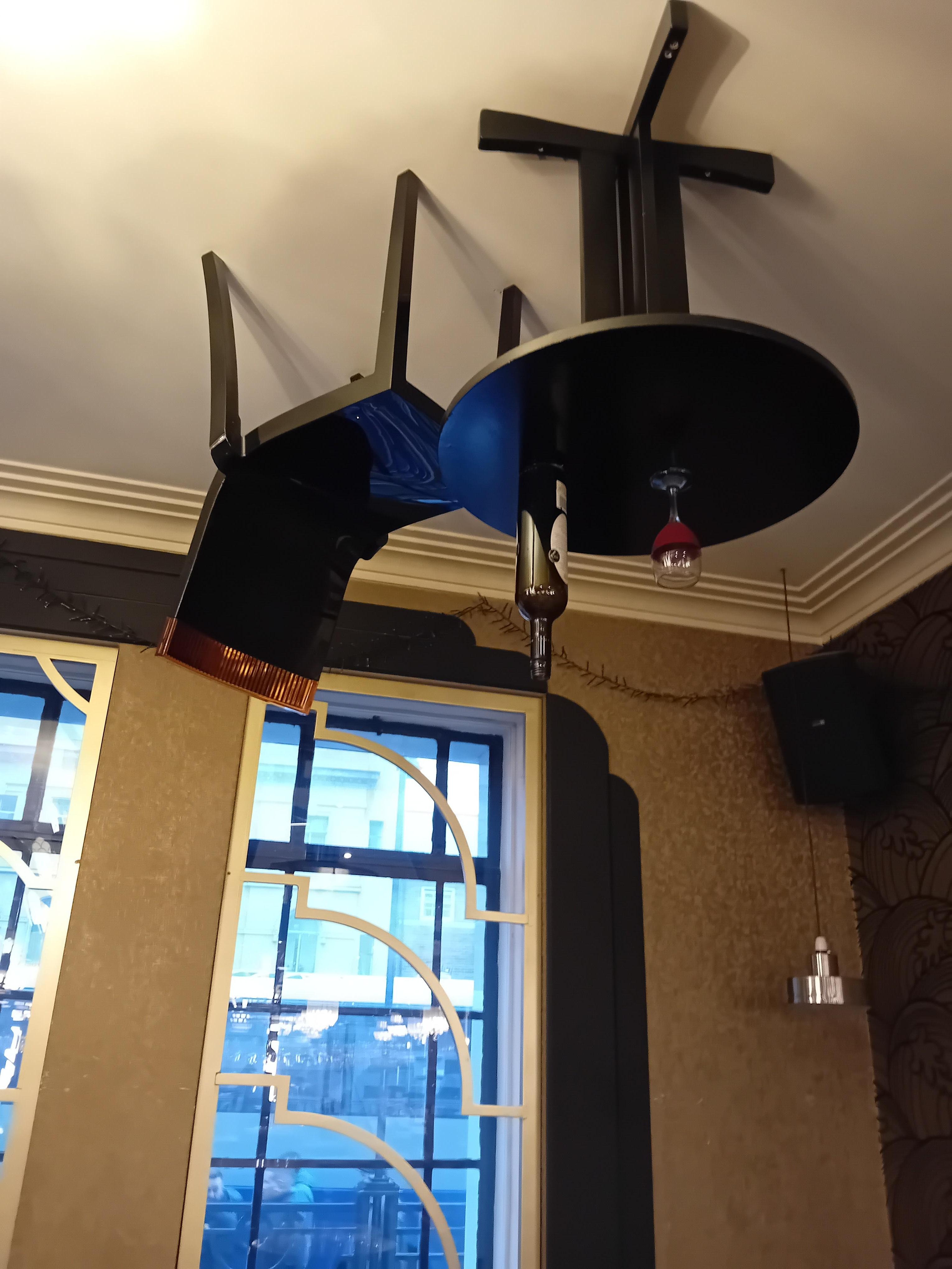 Quirky features in the bar. 