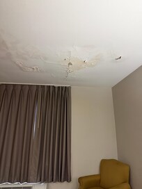 Living room ceiling broken