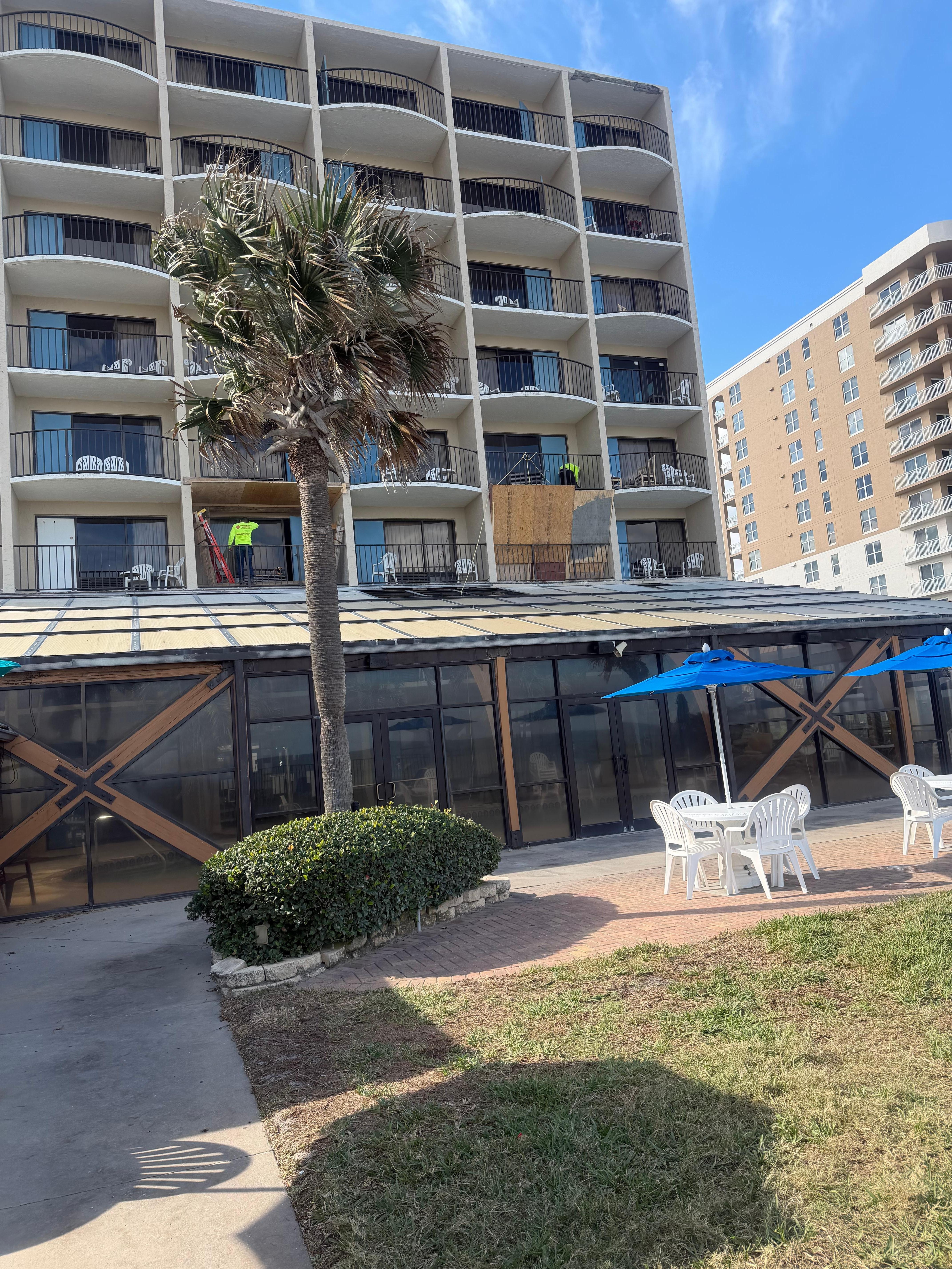 Completely unacceptable stay due to undisclosed construction noise

We checked in at 5:00 AM specifically to rest. At 9:00 AM, extremely loud construction noise started and continued until 4:00 PM on Saturday, making it impossible to sleep 