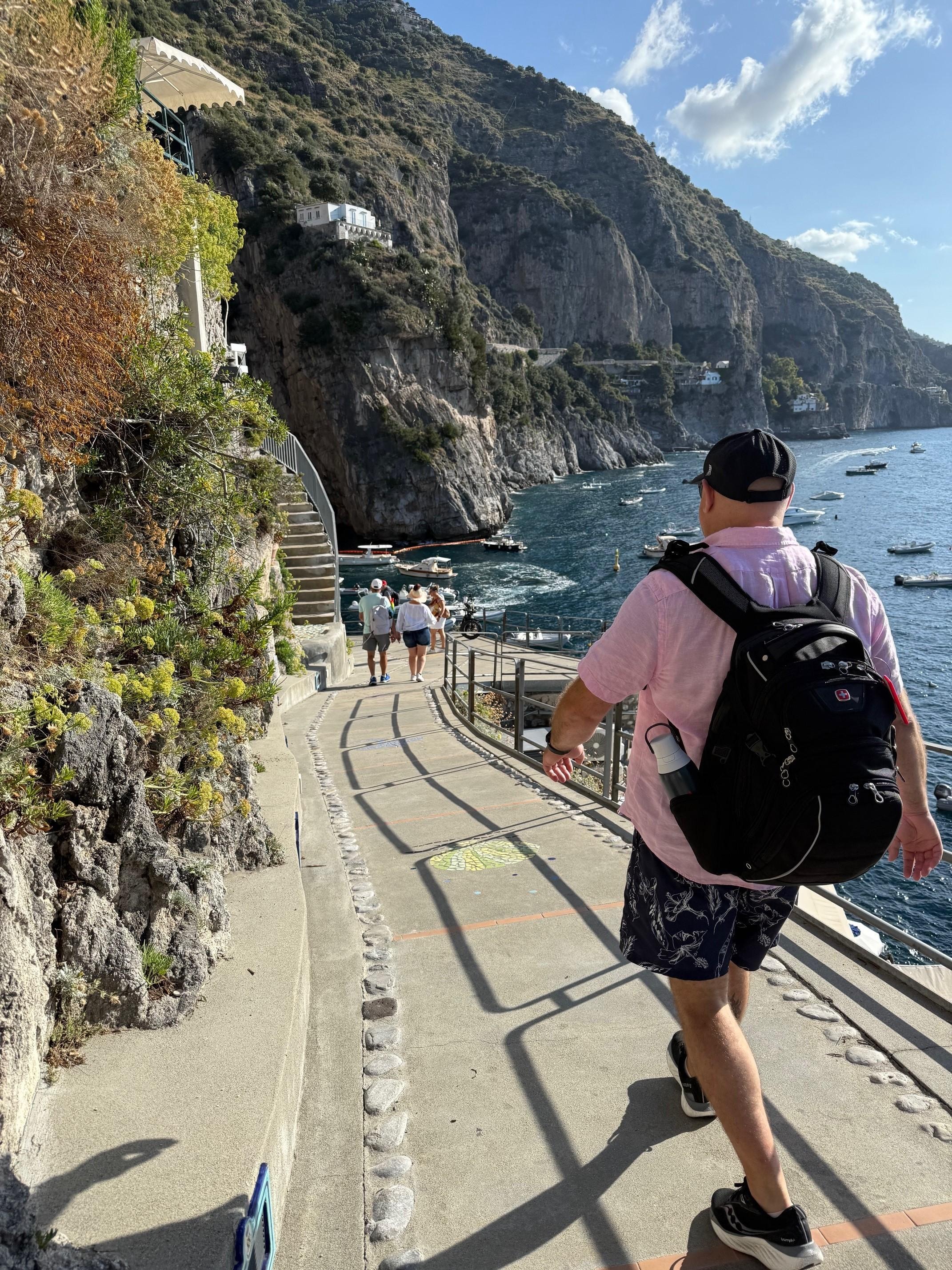 One of the many ramps down to the beach.