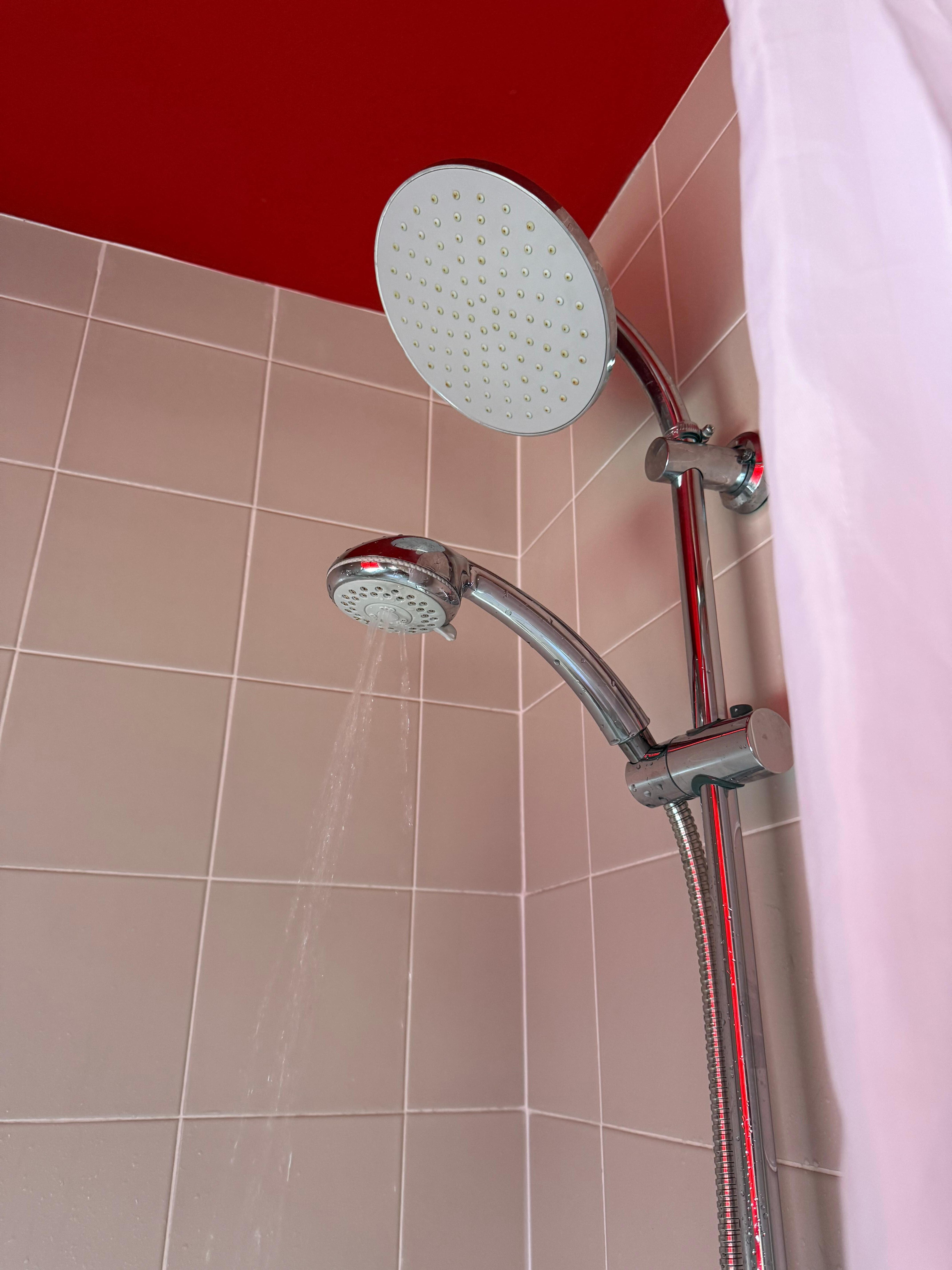Shower at full power - top shower head didn’t work !