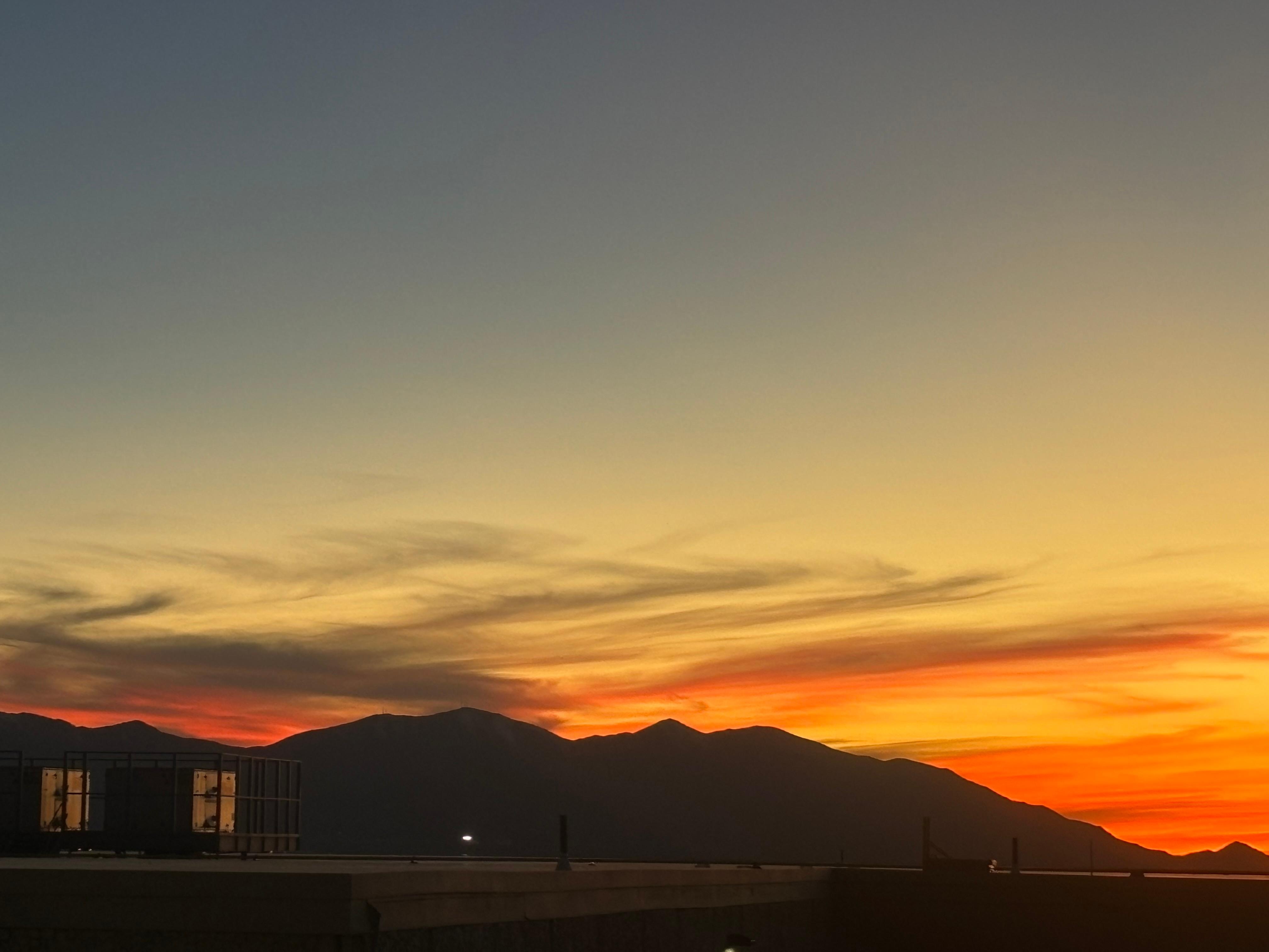 View from back balcony of hotel