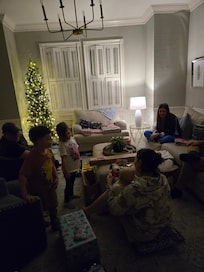 The two Christmas trees were a huge plus.