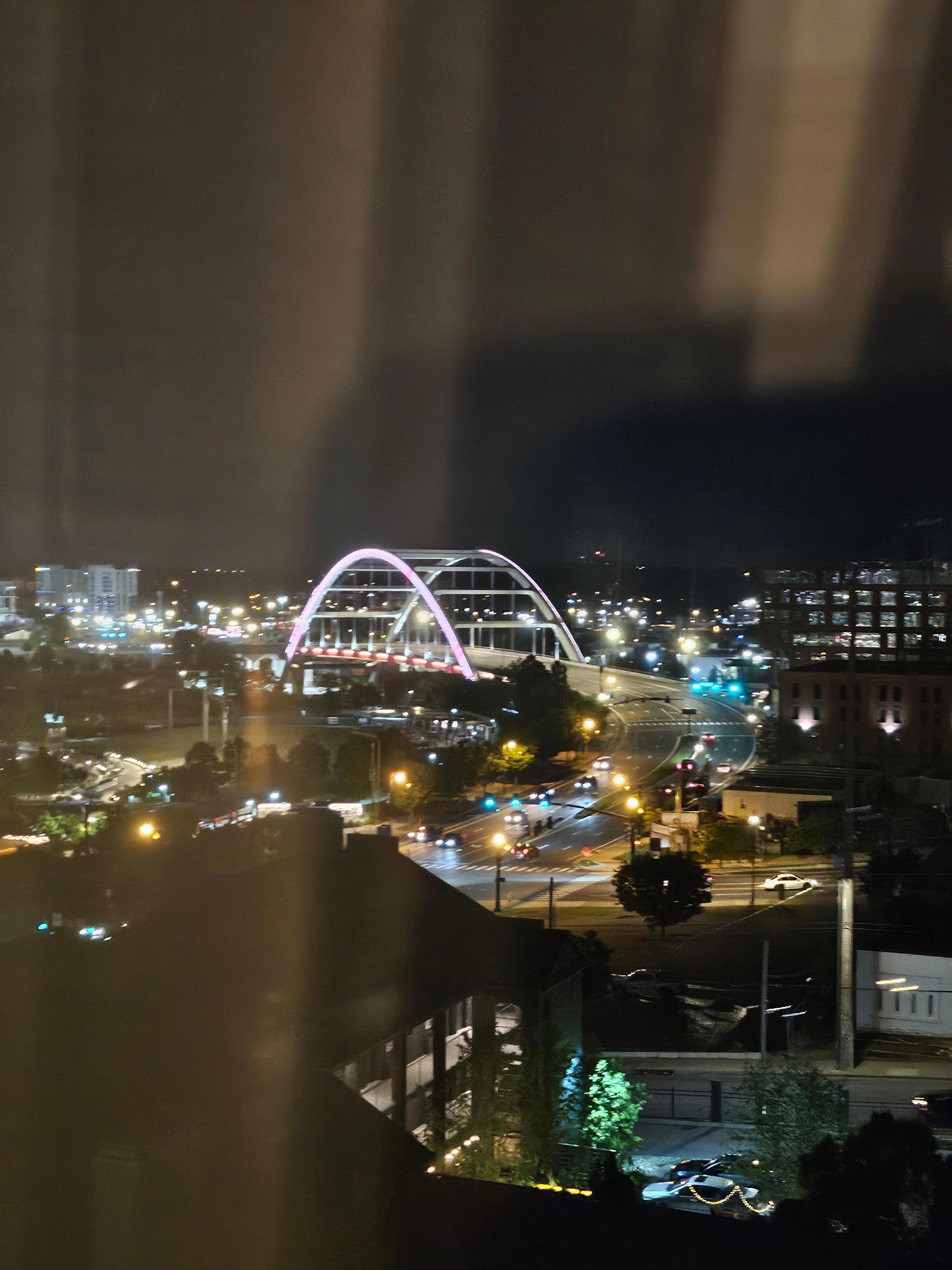 Night view from room