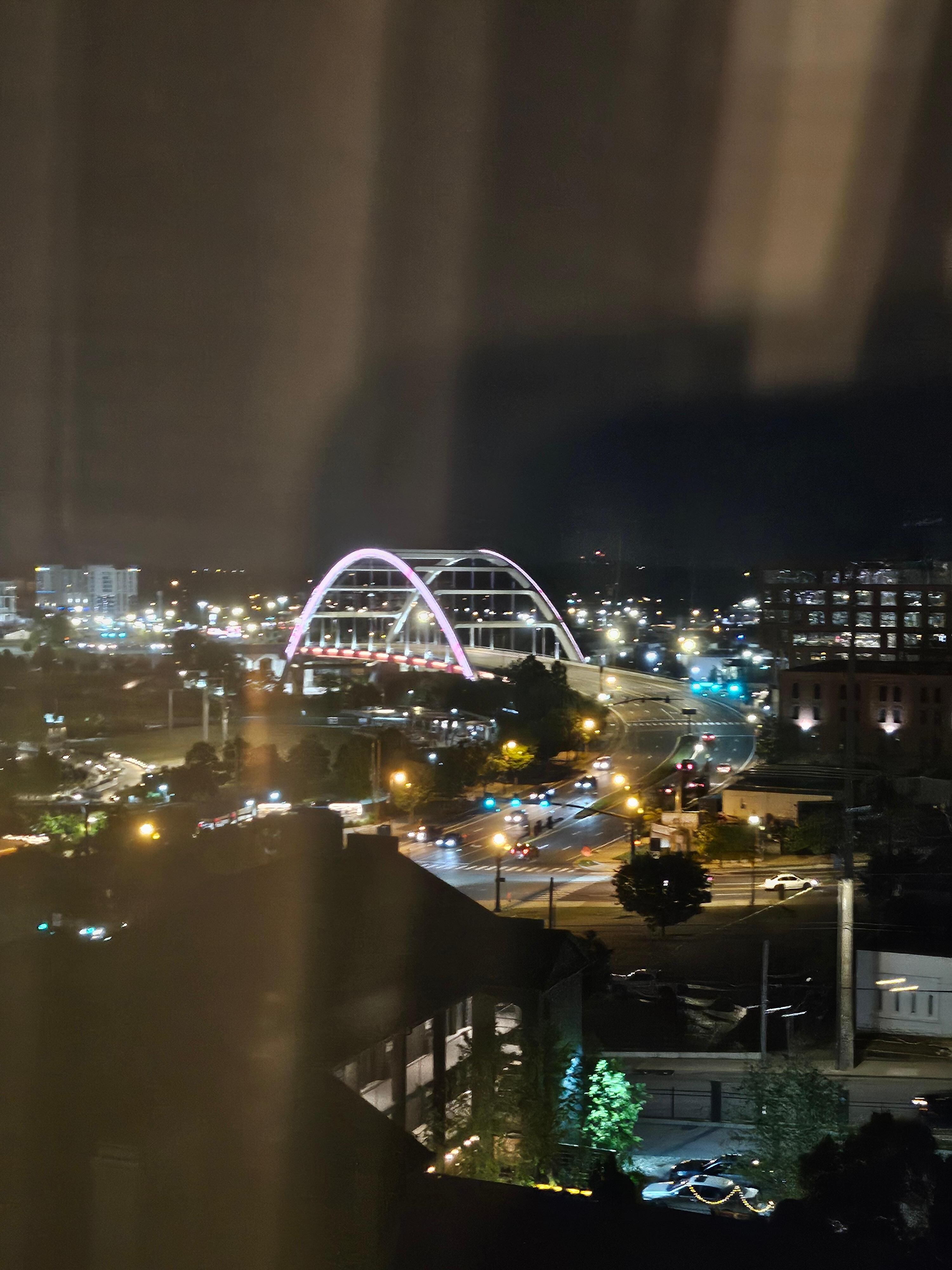 Night view from room