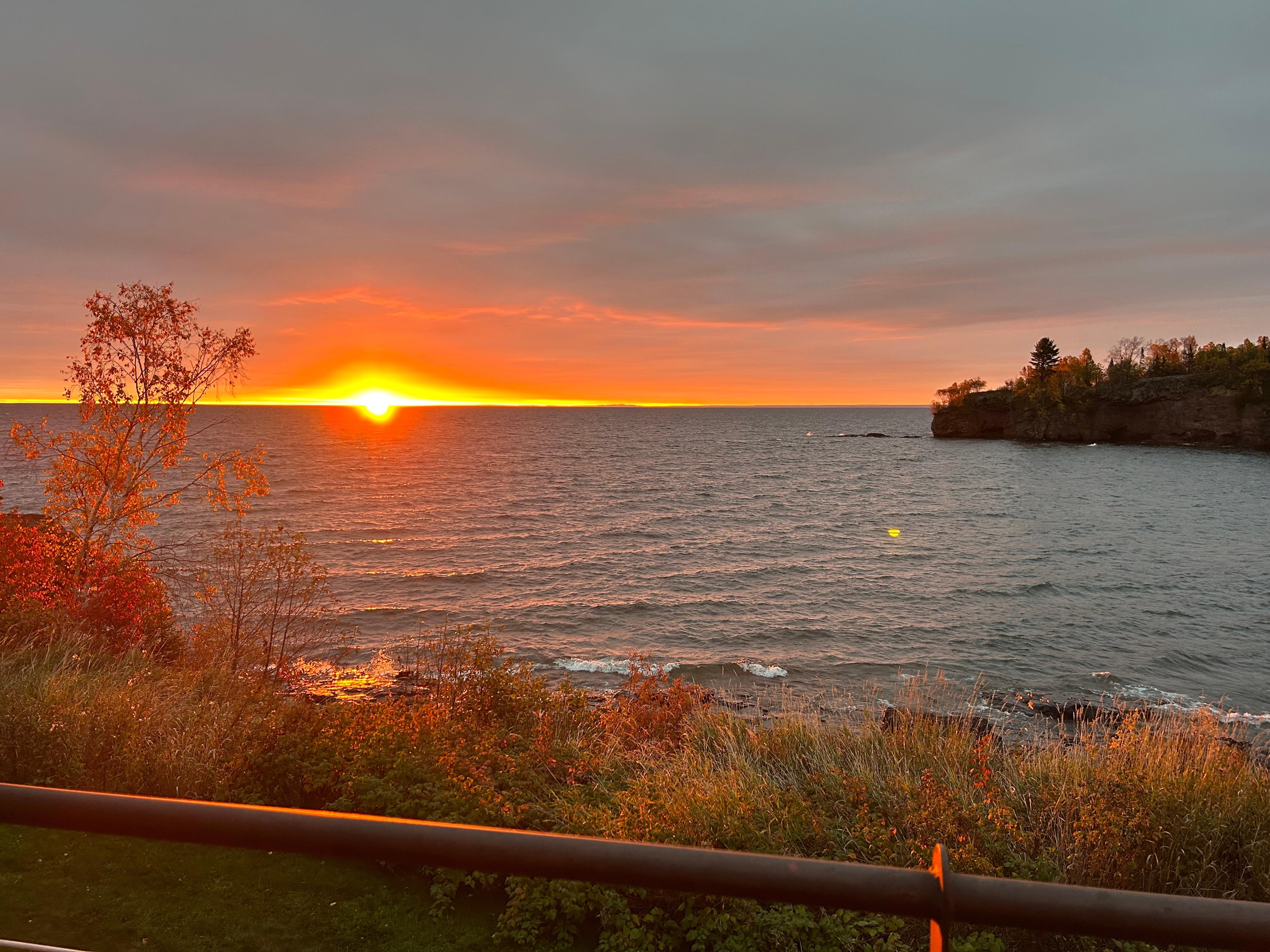 Sunrises are perfection from the deck! 