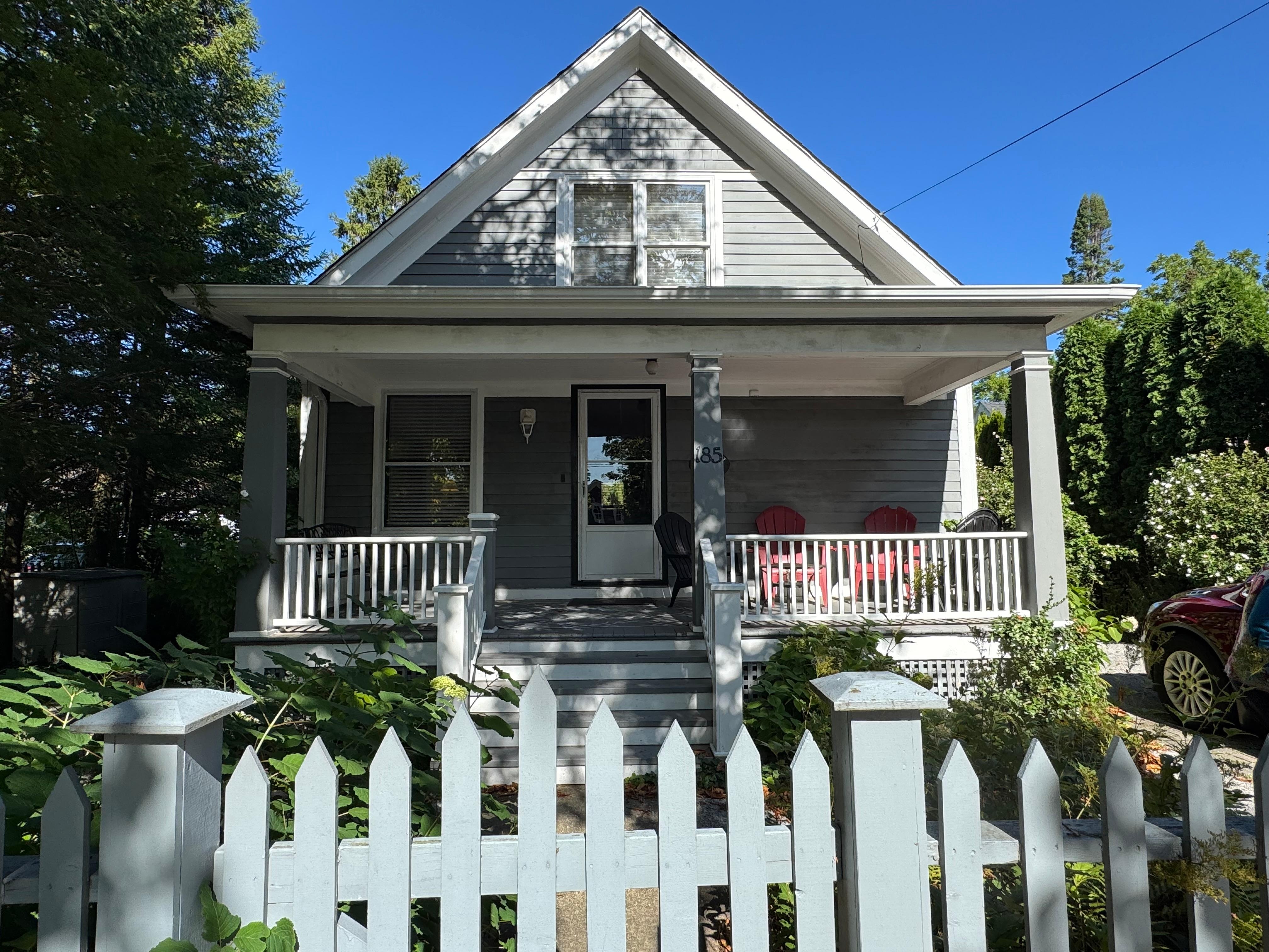 The house with it’s great front porch.