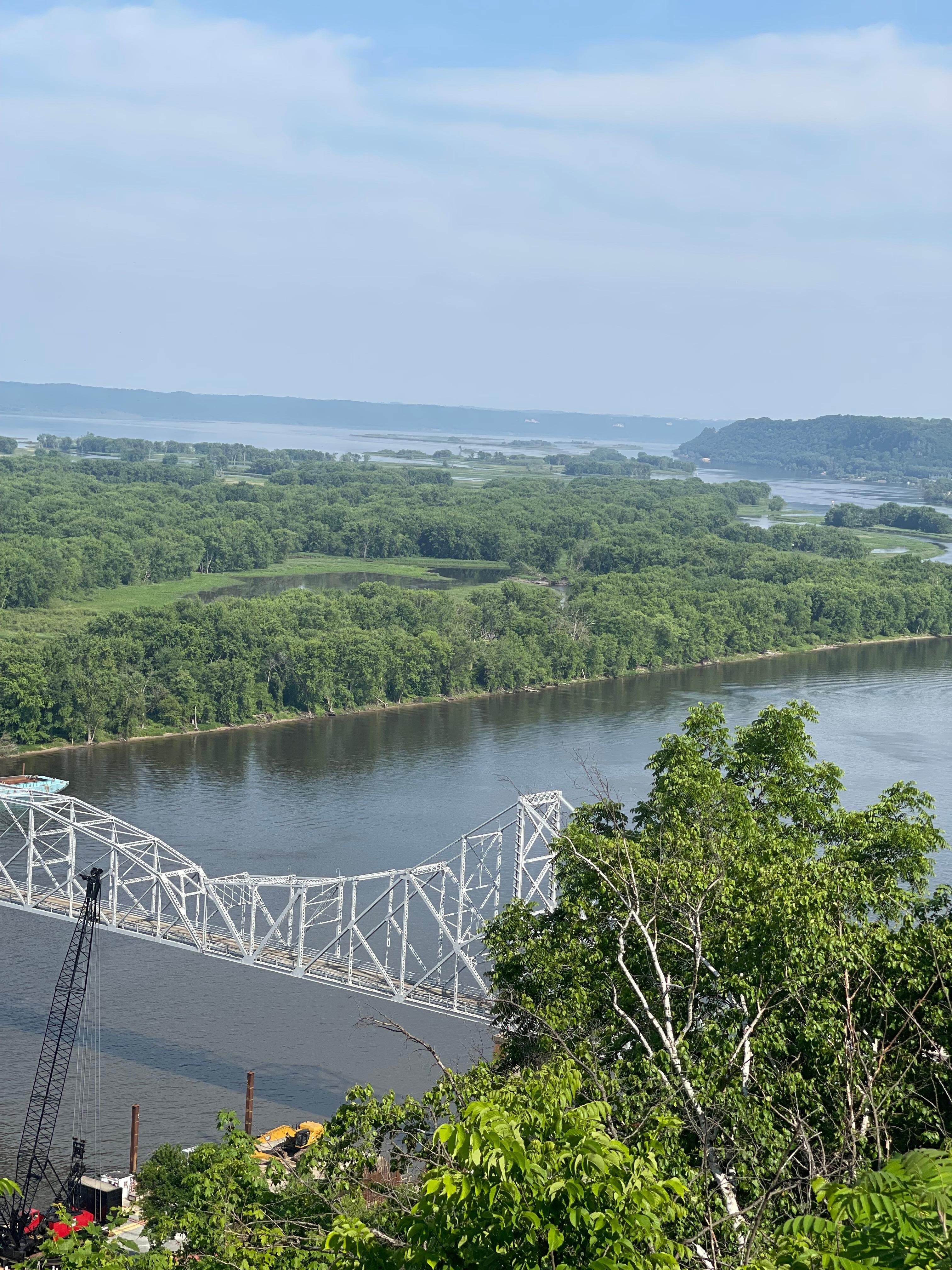 View from veterans memorial park