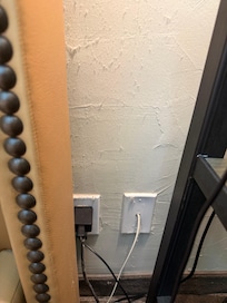 You can clearly see the dust accumulated