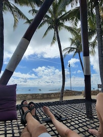 Relaxing on the ocean