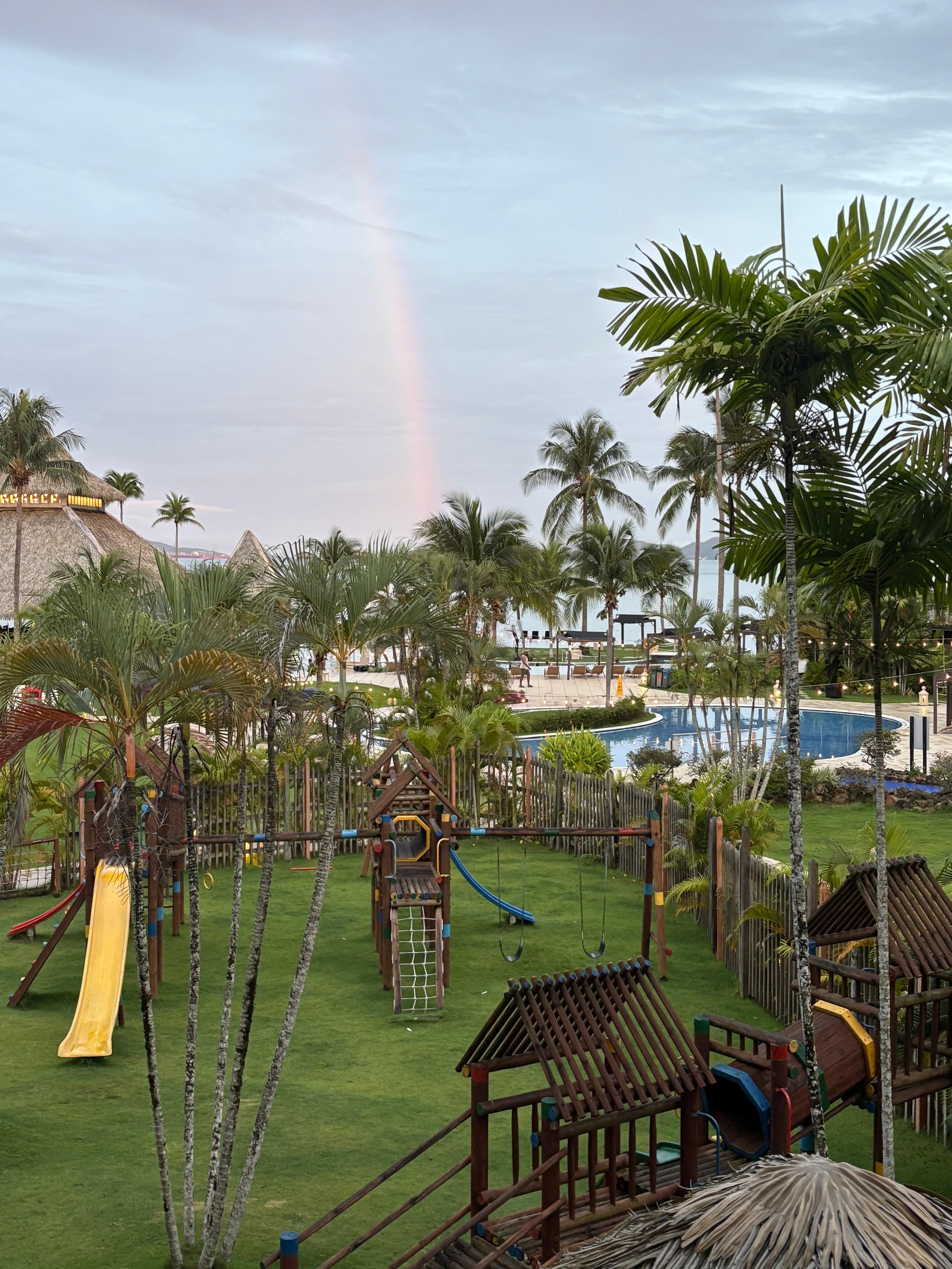 Rainbow and a bonus kids area