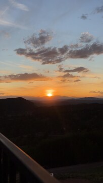 Sunset from the deck