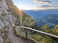 Steep portion of trail from the hotel