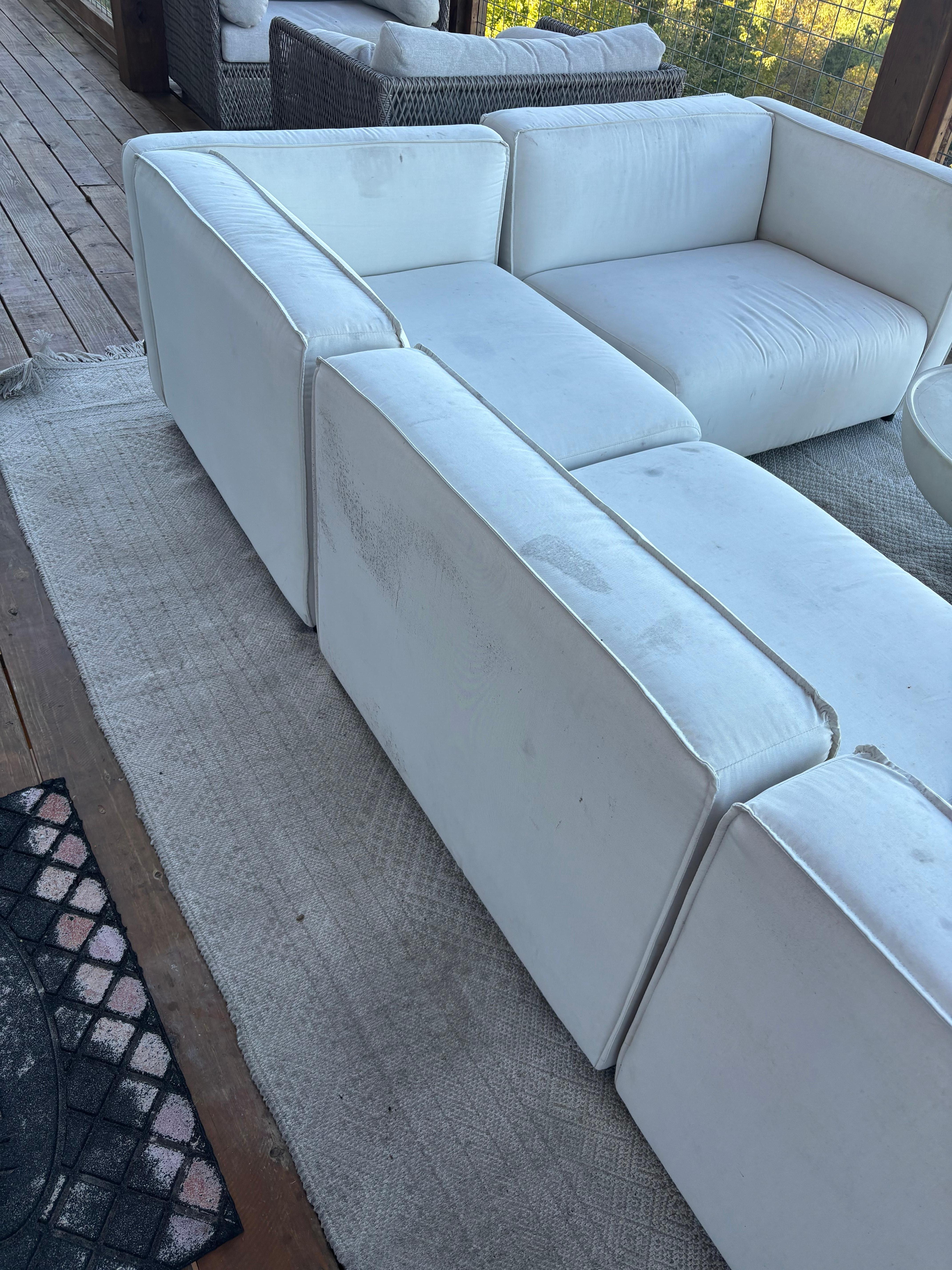 Mold on outside furniture.