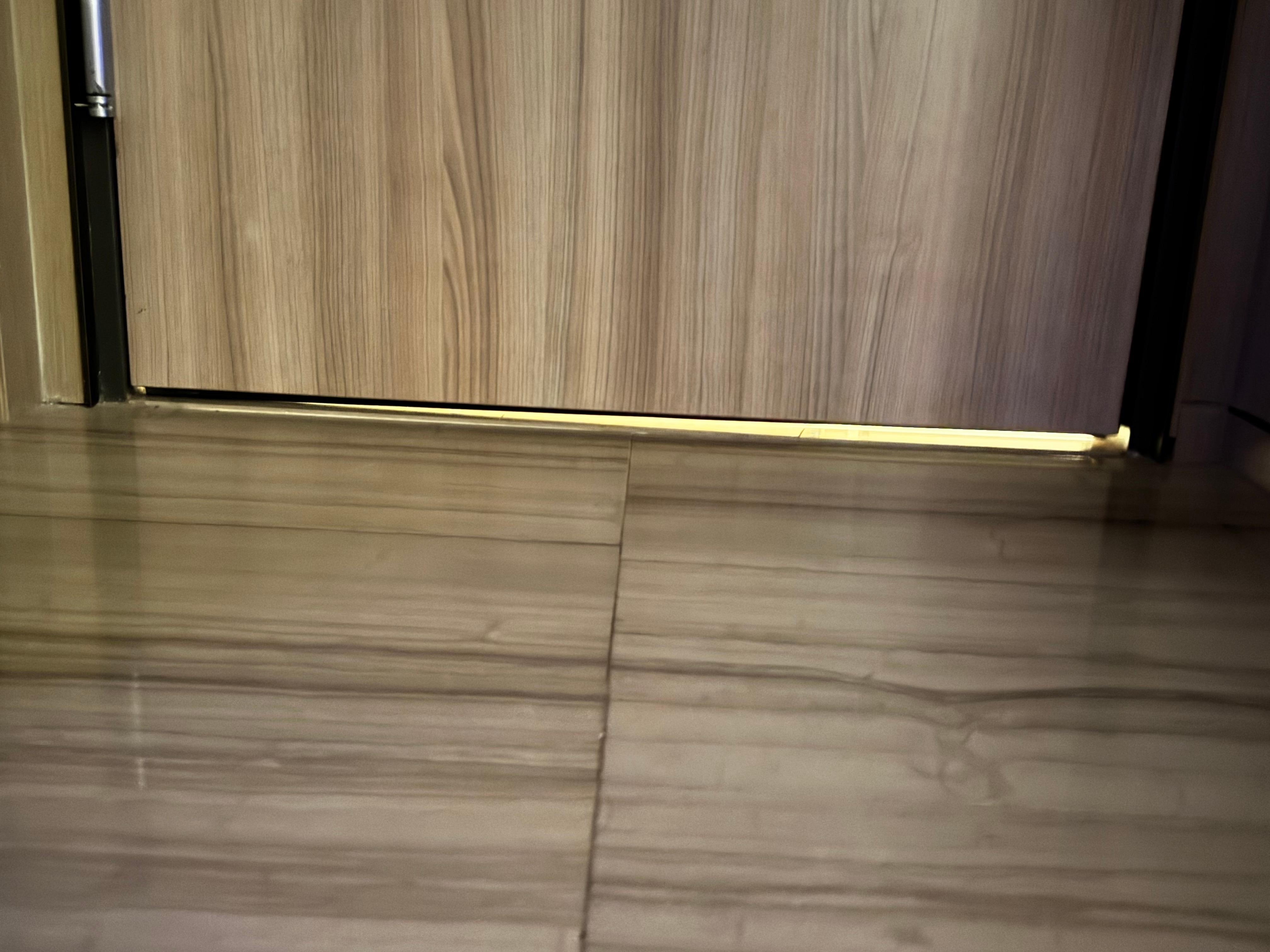 The gap under the “front”
Door