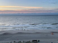Sunrise off our balcony