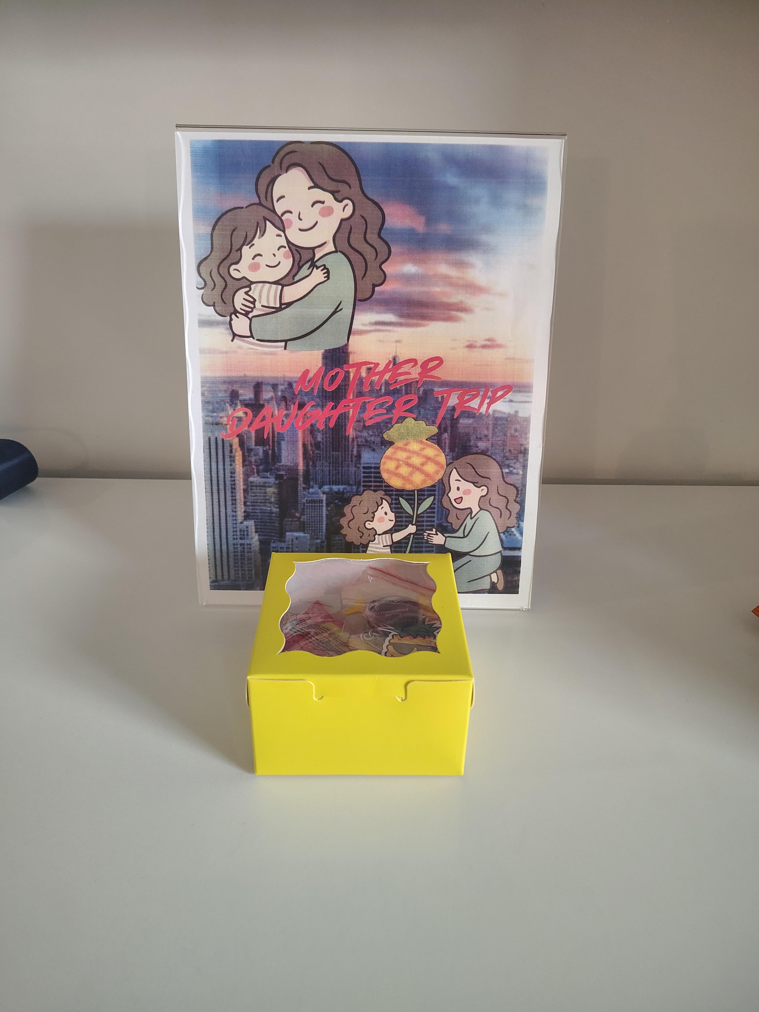 Making it special with a reminder of our special trip