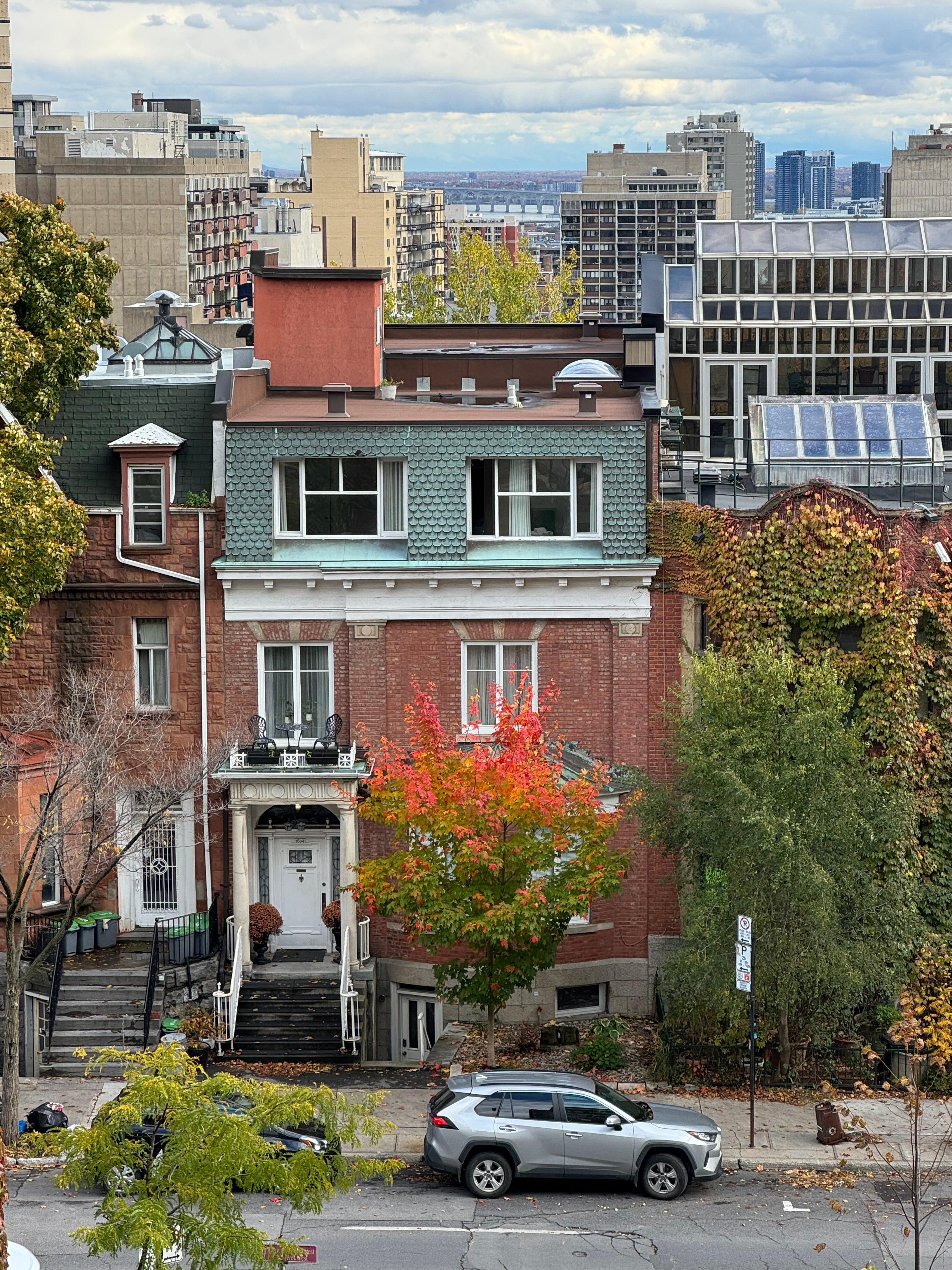 The view from the hospital.