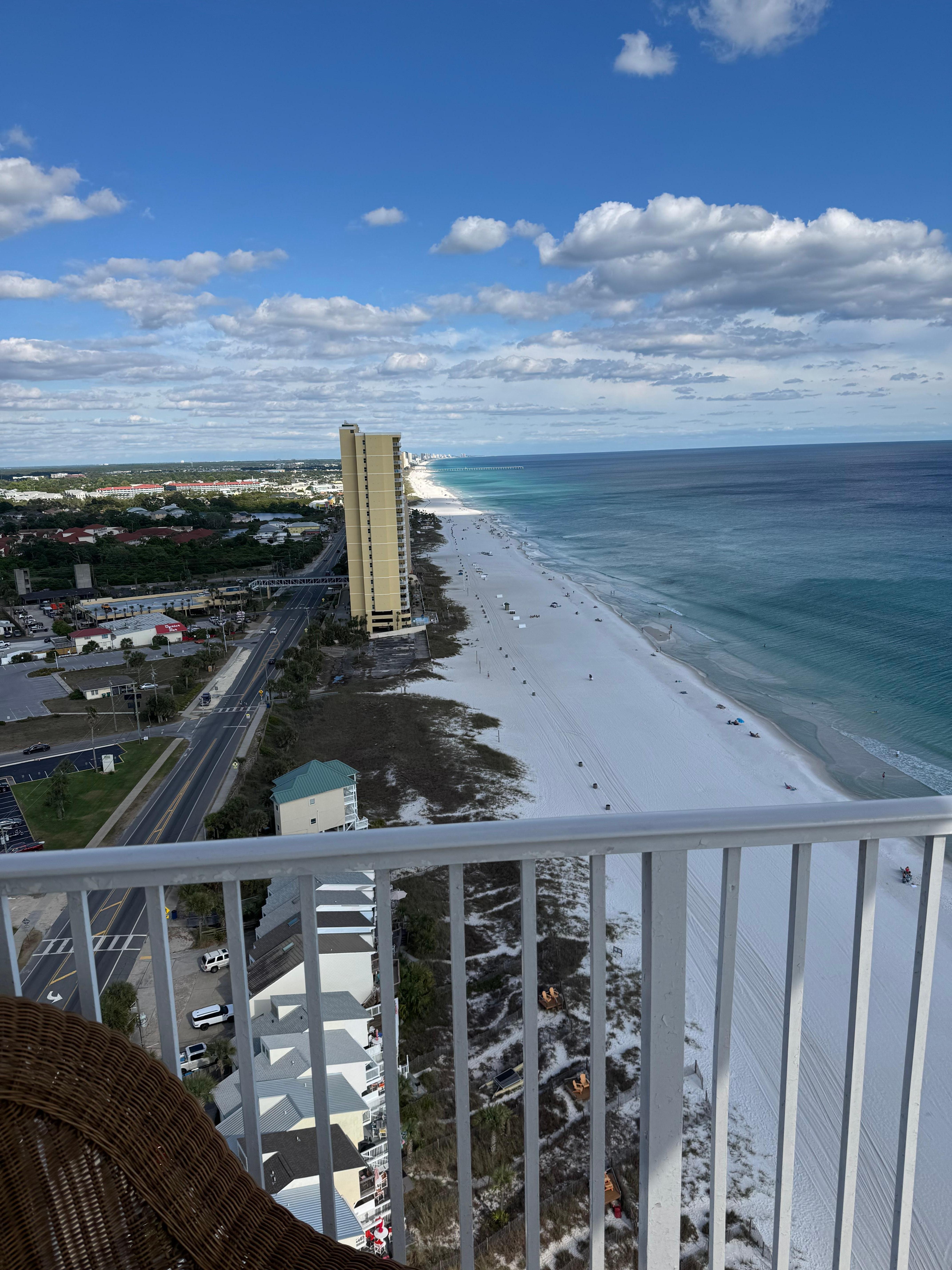 View from the balcony 