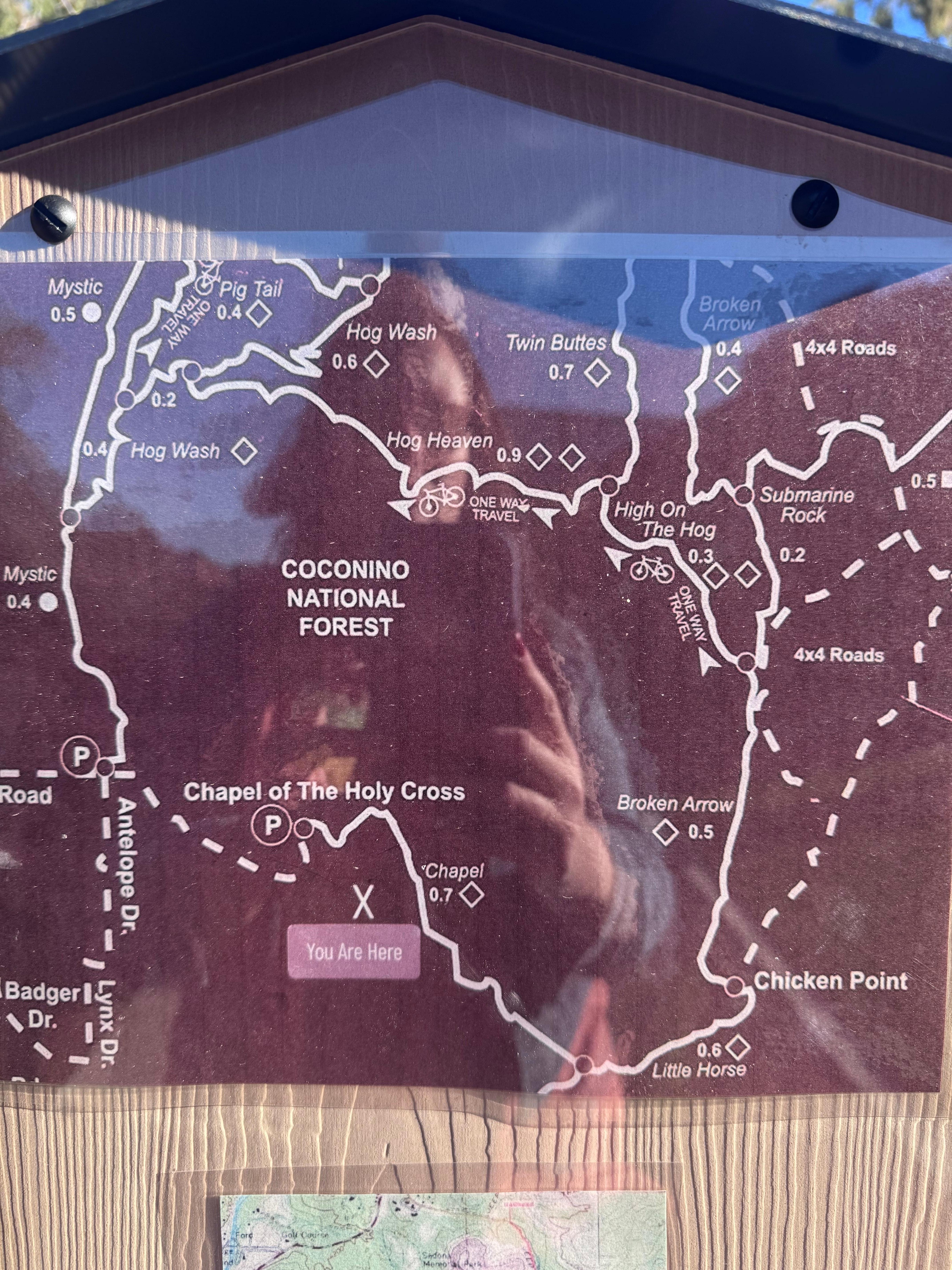 The "map" at the back gate