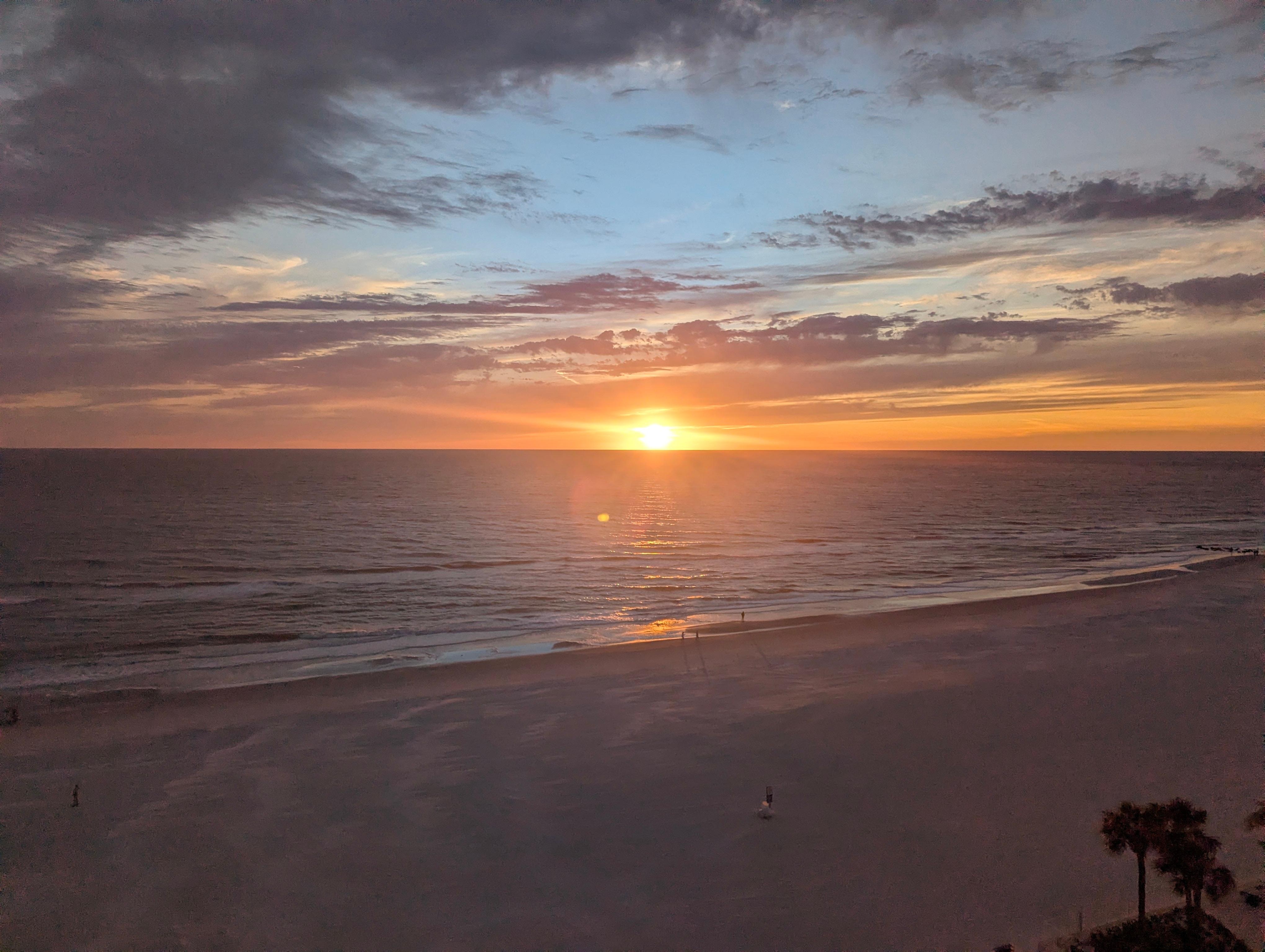 Beautiful sunsets almost every night.