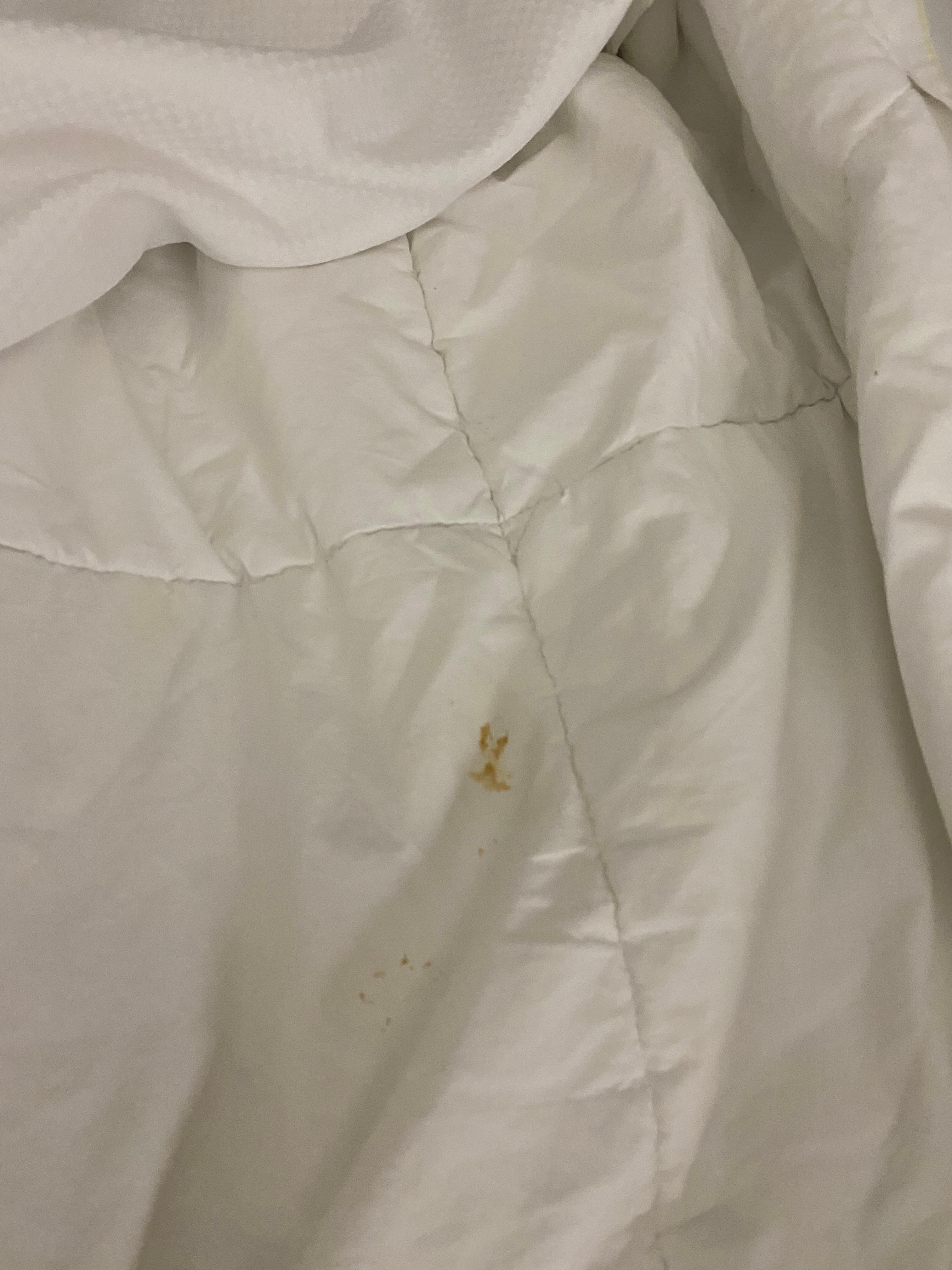 Stain on sheets