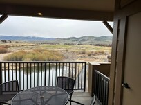 Balconies are a bit close together; limited privacy