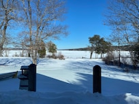 Winter view from the cottage!