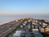 View from the balcony towards Pensacola beach (west).
