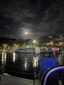 Dinner cruise to St John