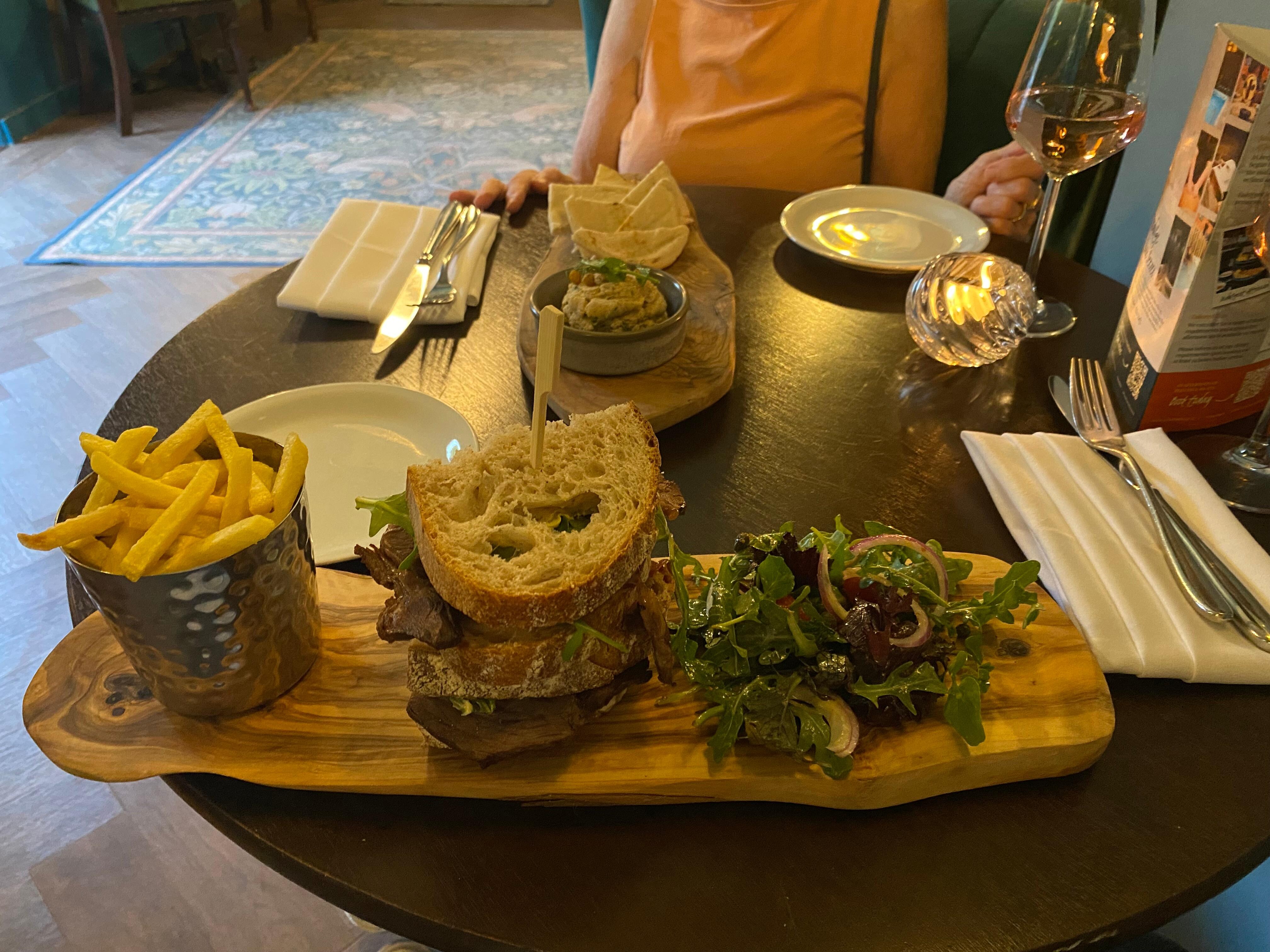 Lovely beef sandwich