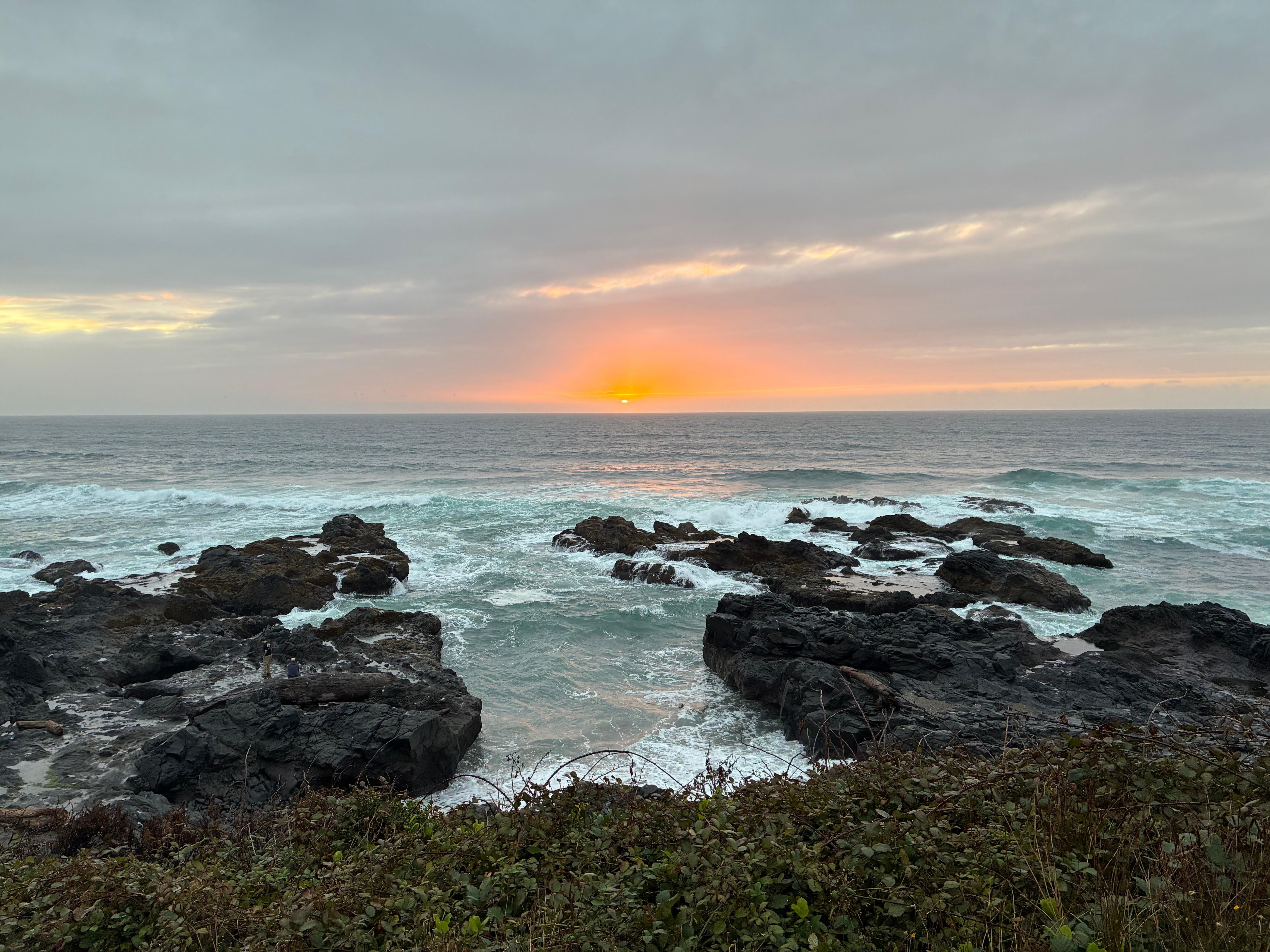 Beautiful yachats sunset 