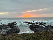 Beautiful yachats sunset
