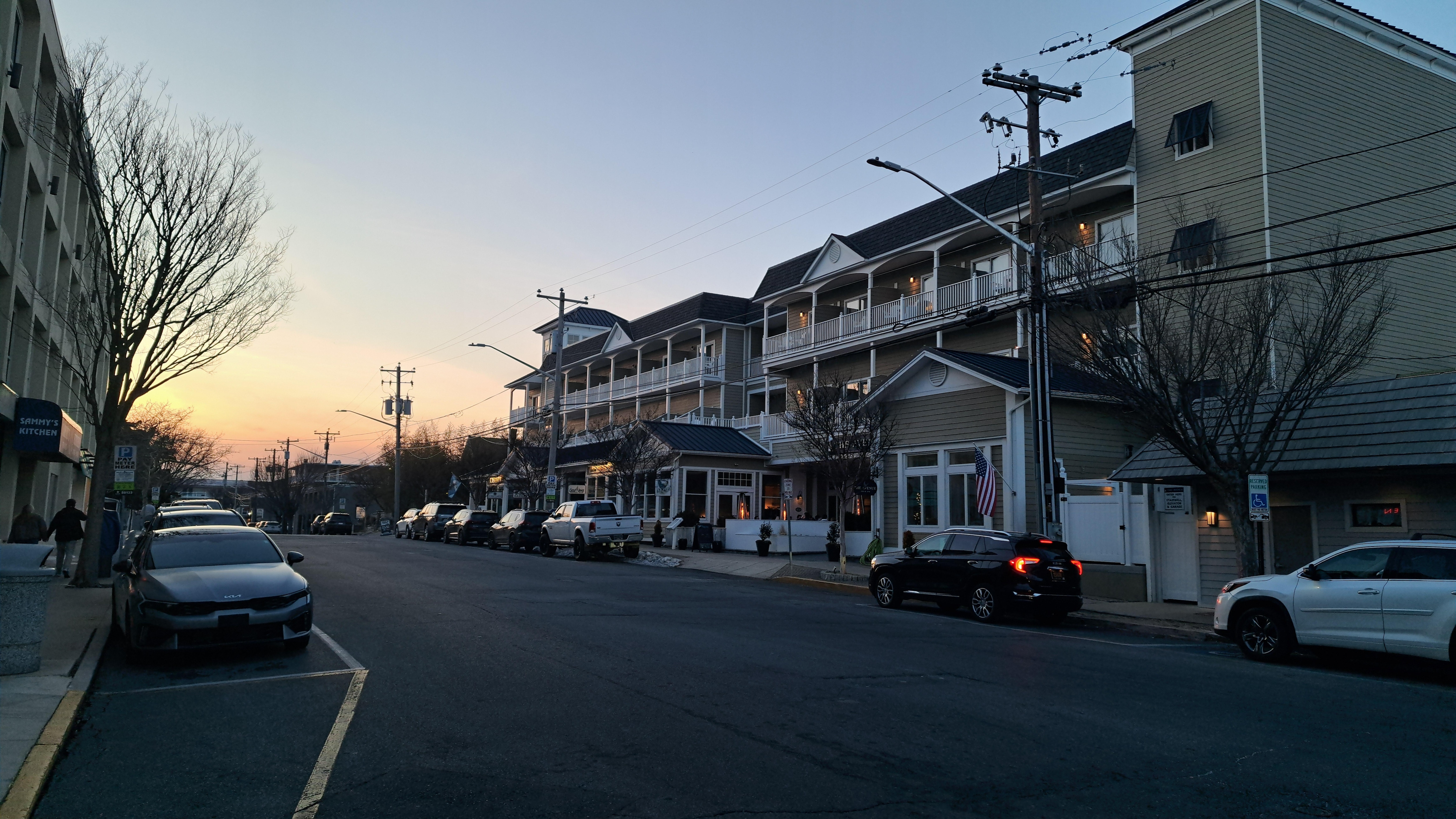 View from street, main entrance.